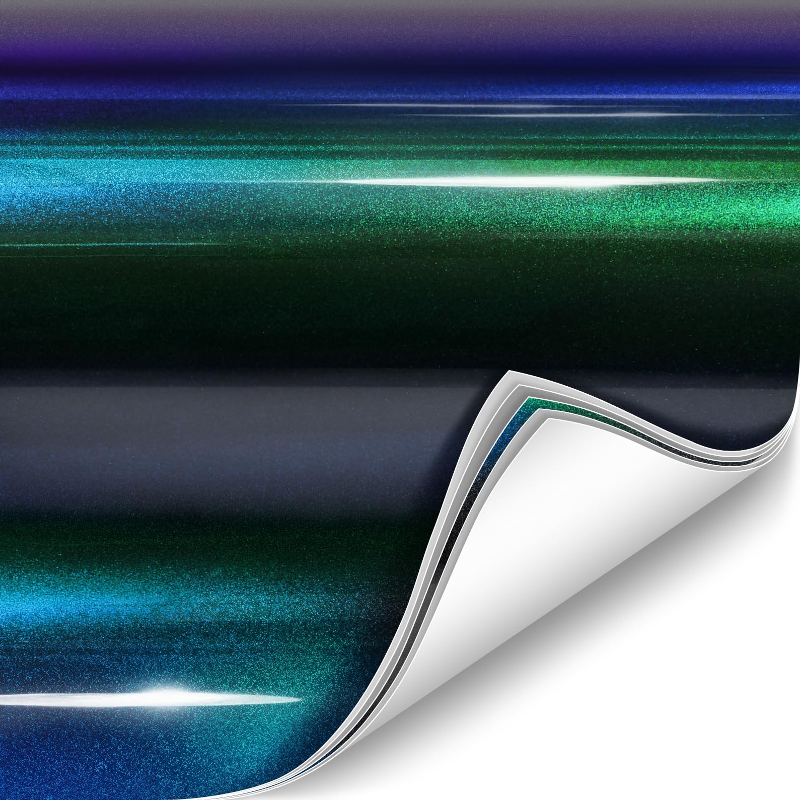 Colorfusion Ppf By Vvivid, Gloss Metallic Blue Chameleon Dry Apply Ppf Vinyl Car Wrap Roll 6Ft X 5Ft