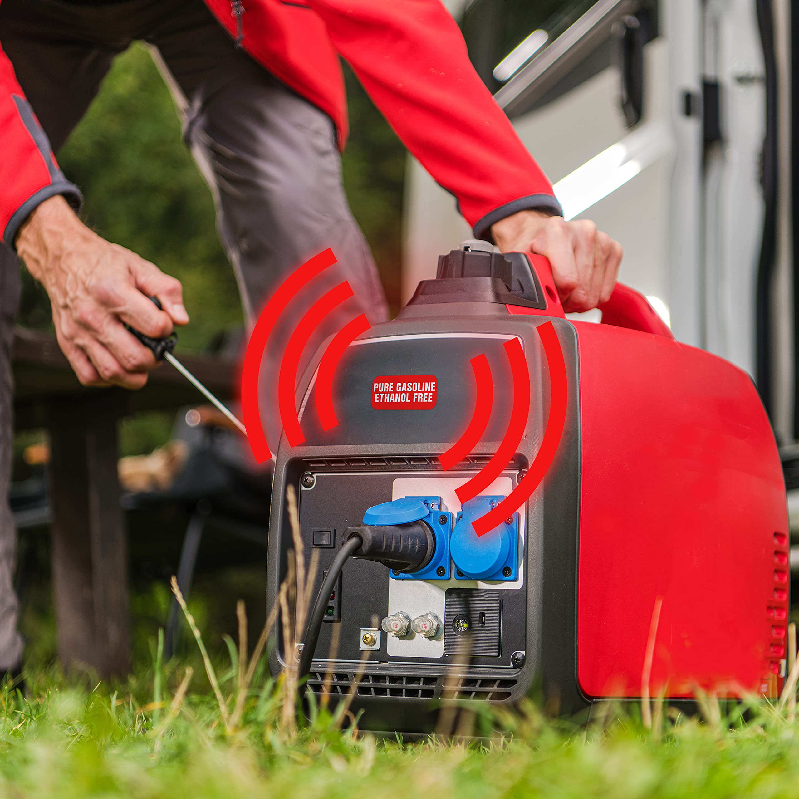 Ethanol Free Sticker, No Ethanol Labels For Fuel Cans, Mowers, Boats, Outdoor Power Equipment - Weather Proof, Extreme Stick, Commercial Grade Labels By Fuel Stickers - Usa Made (2X1 Inch), 20 Labels