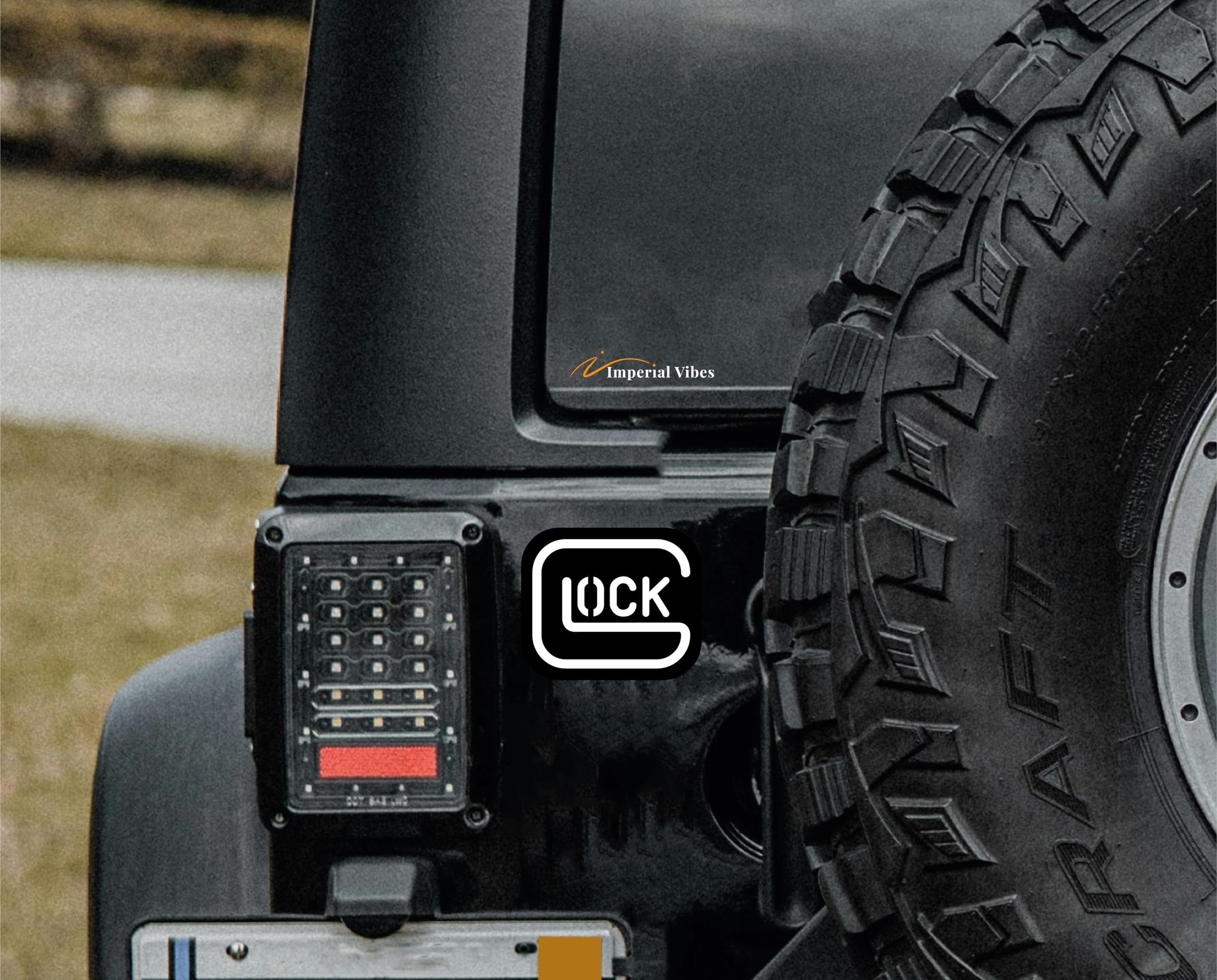 Imperial Vibes | Safe Action Gun Pistol Perfection Vinyl Decal Sticker Bumper Sticker For Car, Truck, Locker, Mailbox, Water Bot