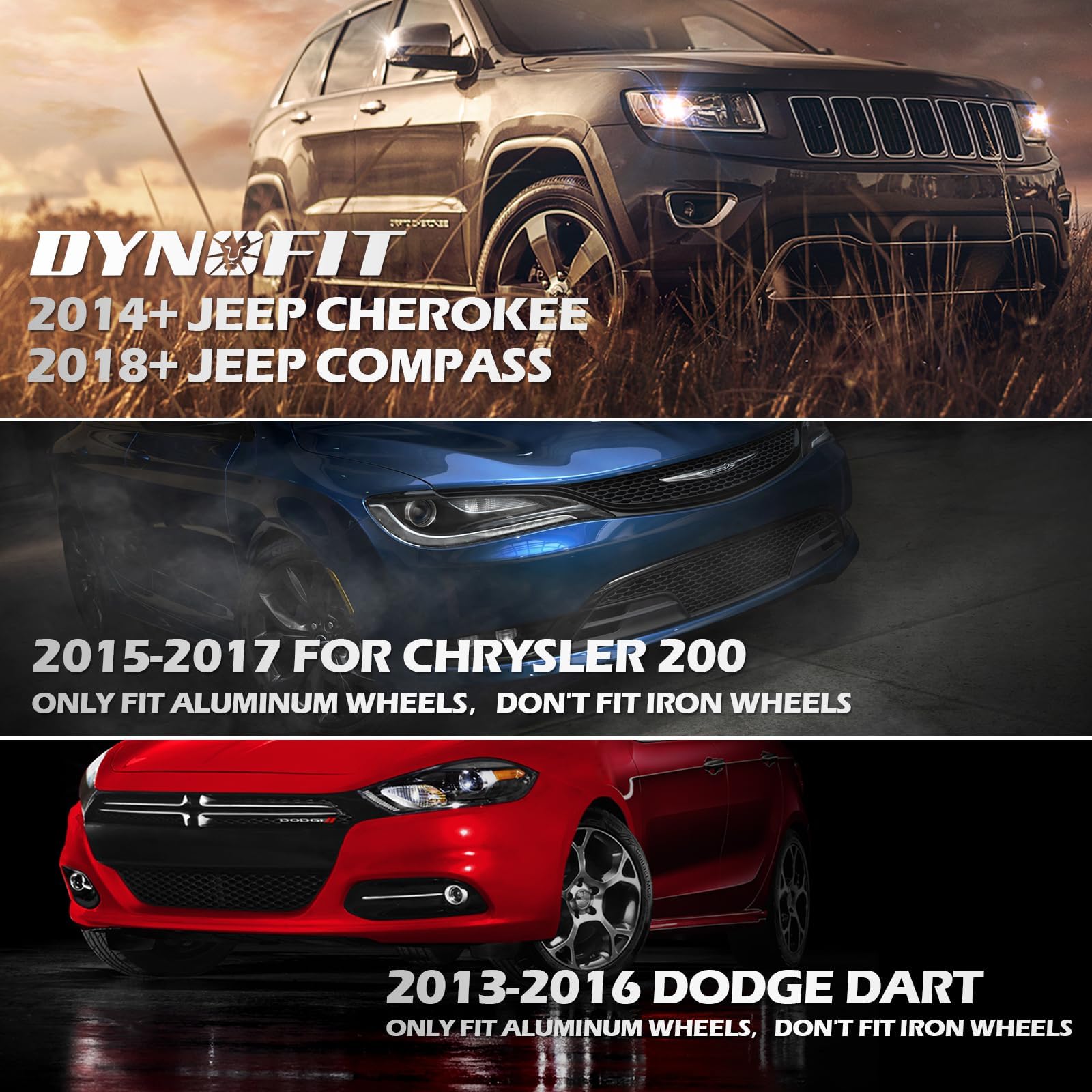 dynofit 12x1.25 OEM/Stock Wheel Lug Bolts, 20pcs ET 19mm Hex 28mm Shank for 2018-2024 Je-ep Compass 2014-2013 Cherokee 2015-2017