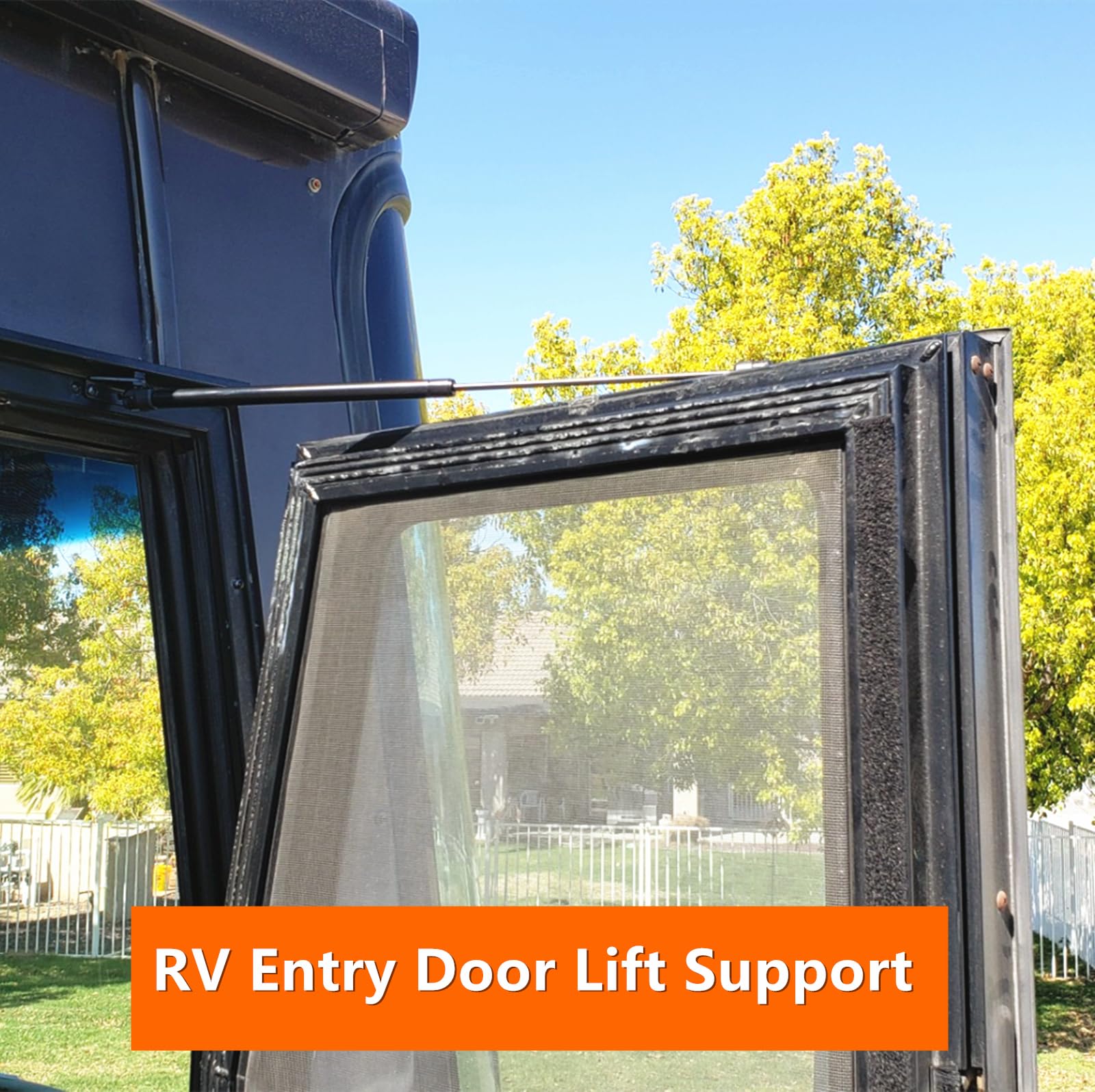 Euplokeer Qty (2) Sx200P111-Dc Sx200P111Dc 20In 11Lb/49N Gas Shock Strut Lift Support For Rv Entry Entrance Door Western Camper