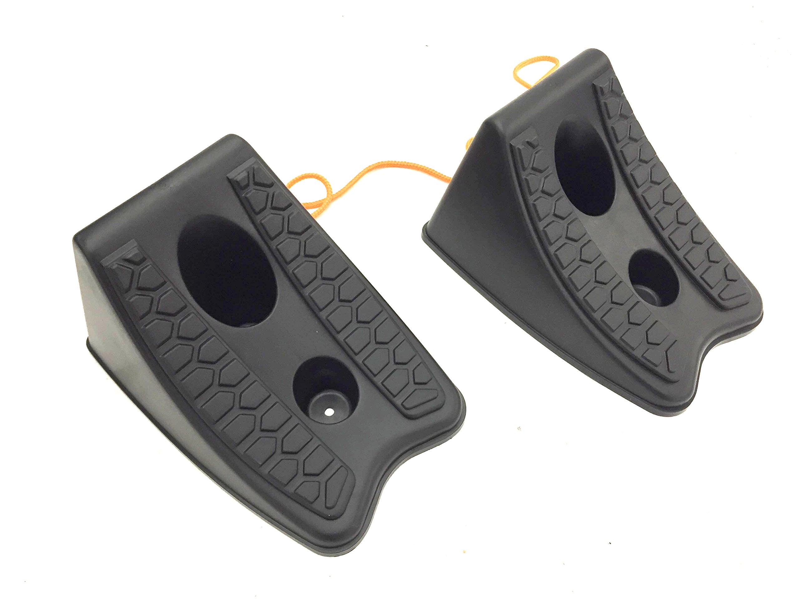 MTC 20207 Heavy Duty Wheel Chocks, Set of 2