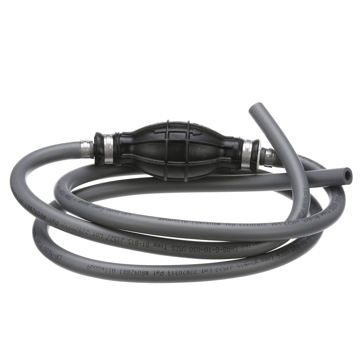 Attwood 951606Ulp7 Universal Fuel Line Kit, 6 Feet Long, 5/16-Inch Diameter, Multi-Layer Low-Permeation Primer Bulb