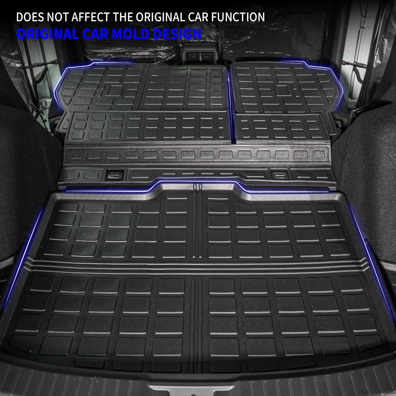 Rongtaod Cargo Mat Compatible With 2023 2024 2025 Honda Crv Trunk Mat Cargo Liner Tpe All Weather Back Seat Cover Protector Cr-V