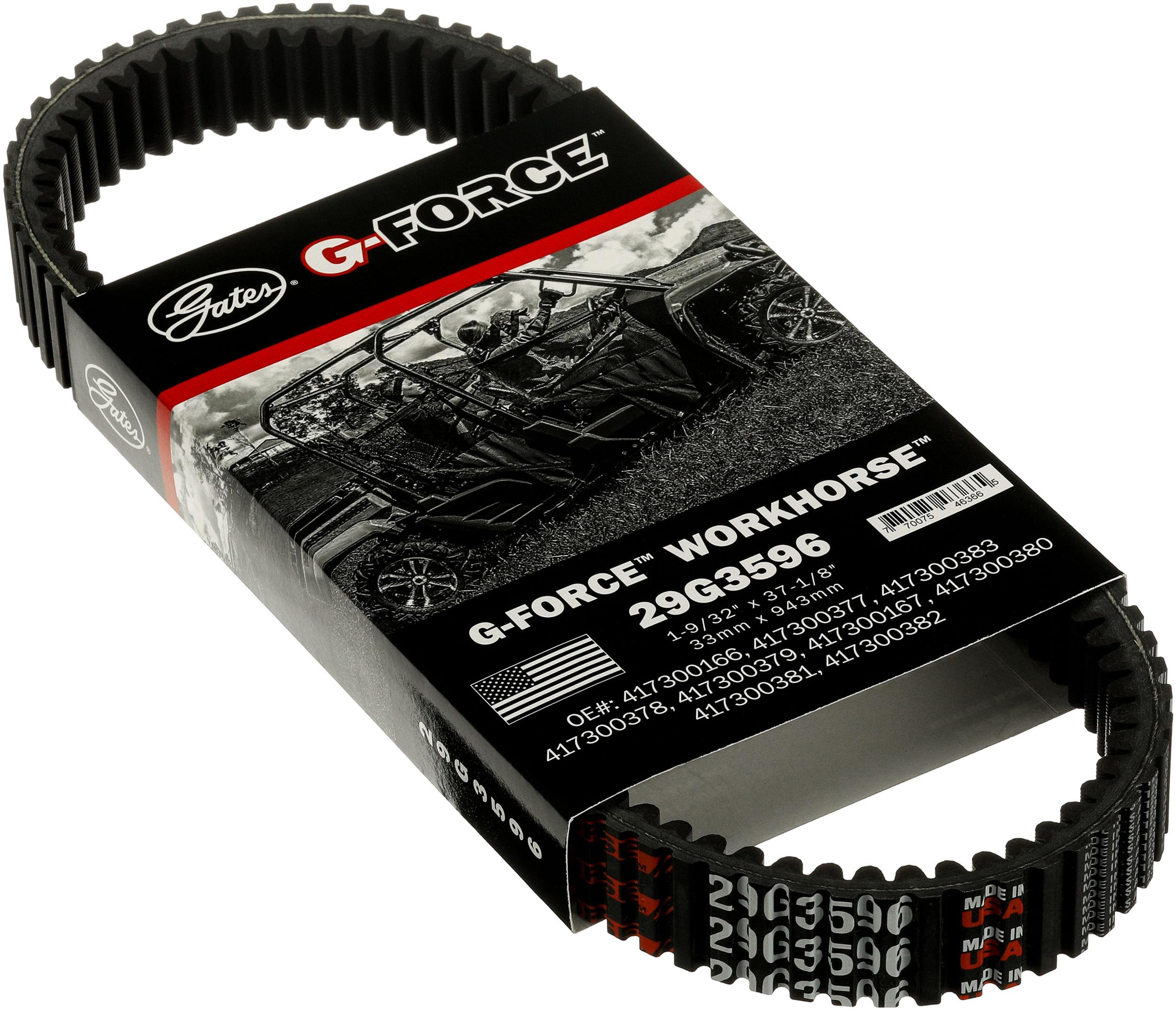 Gates 29G3596 G-Force Continuously Variable Transmission (Cvt) Belt