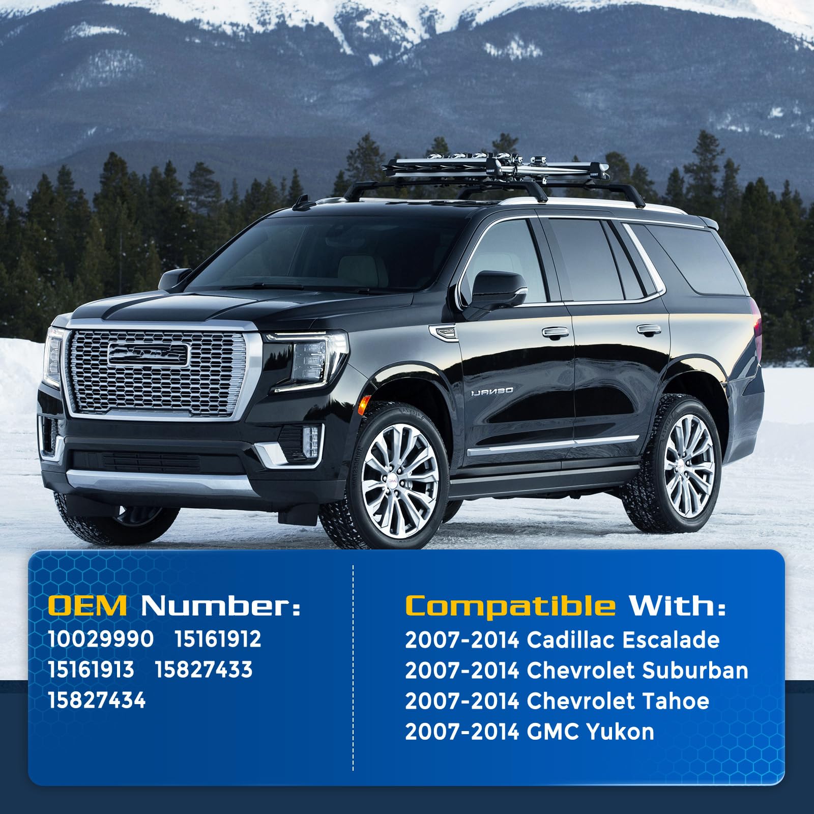 Arana Rear Hatch Trunk Struts For 2007-2014 Chevy Suburban/Tahoe/Cadillac Escalade/Gmc Yukon, Liftgate Replacement Shocks Lift S