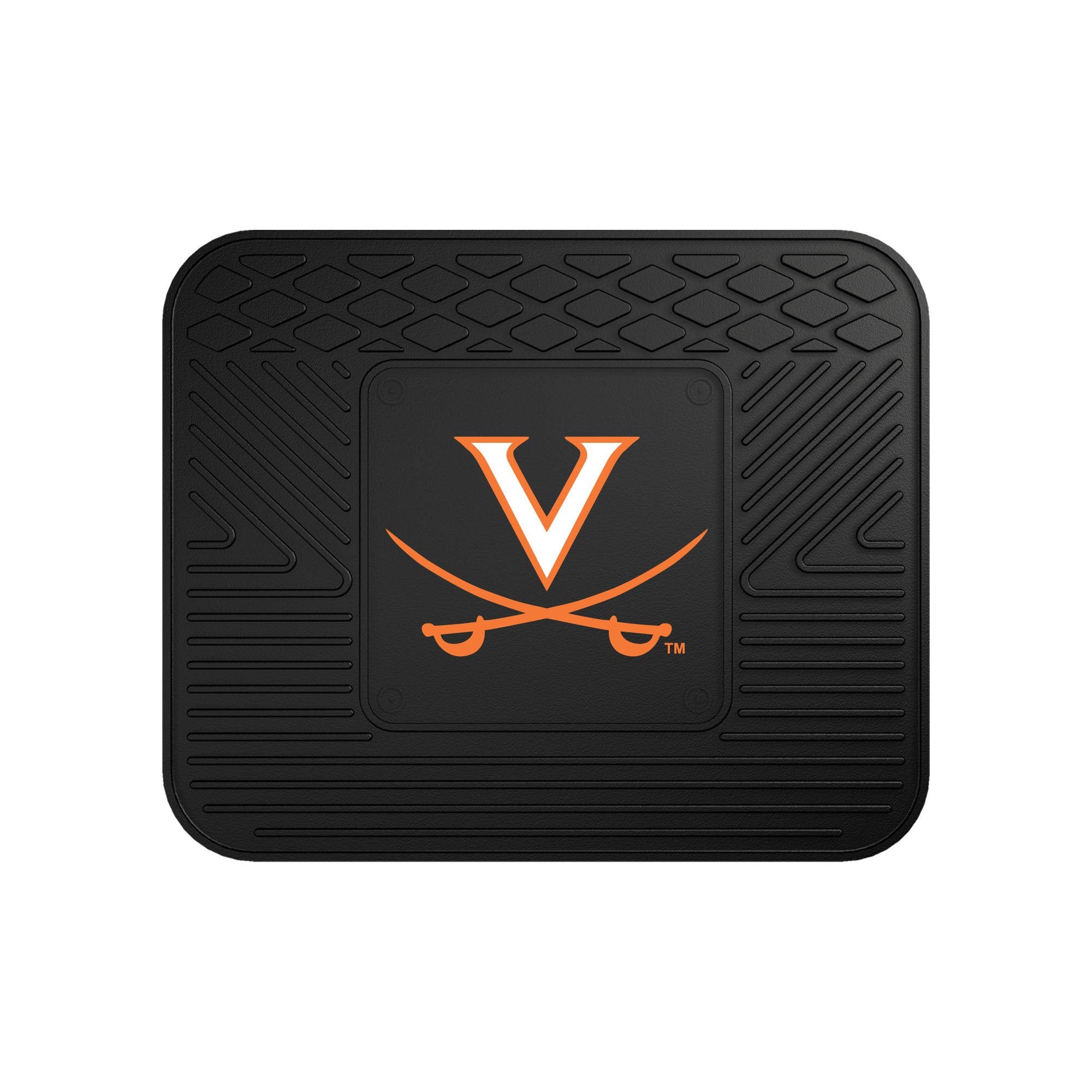 Fanmats 13250 Virginia Cavaliers Back Row Utility Car Mat - 1 Piece - 14In. X 17In., All Weather Protection, Universal Fit, Molded Team Logo