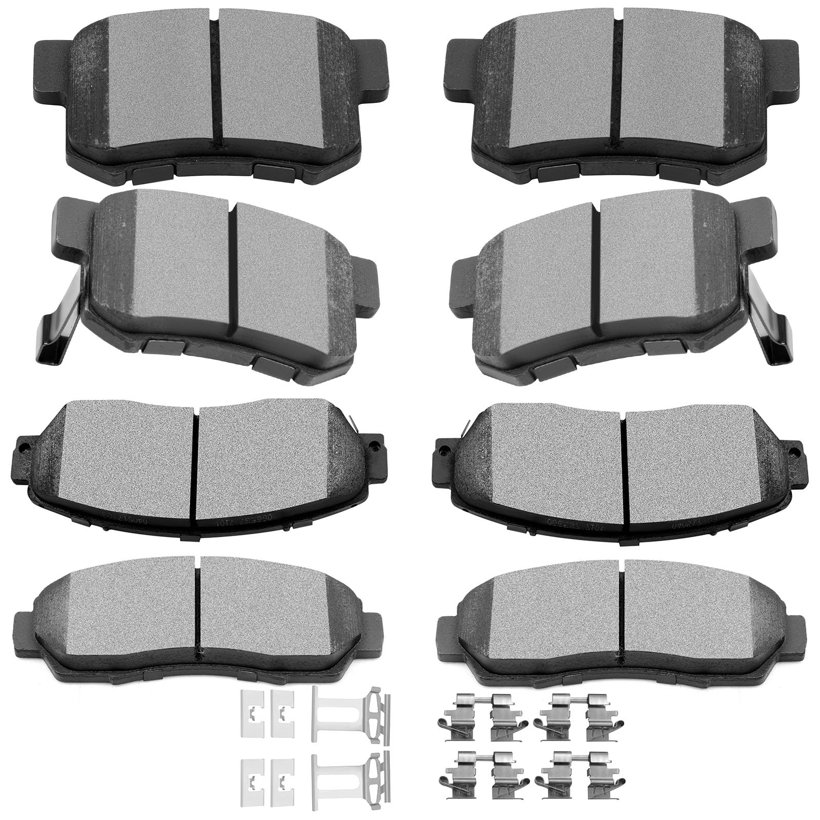 Ceramic Brake Pads Kits,Scitoo 8Pcs Brakes Pads Set Fit For 2007-2012 For Acura Rdx