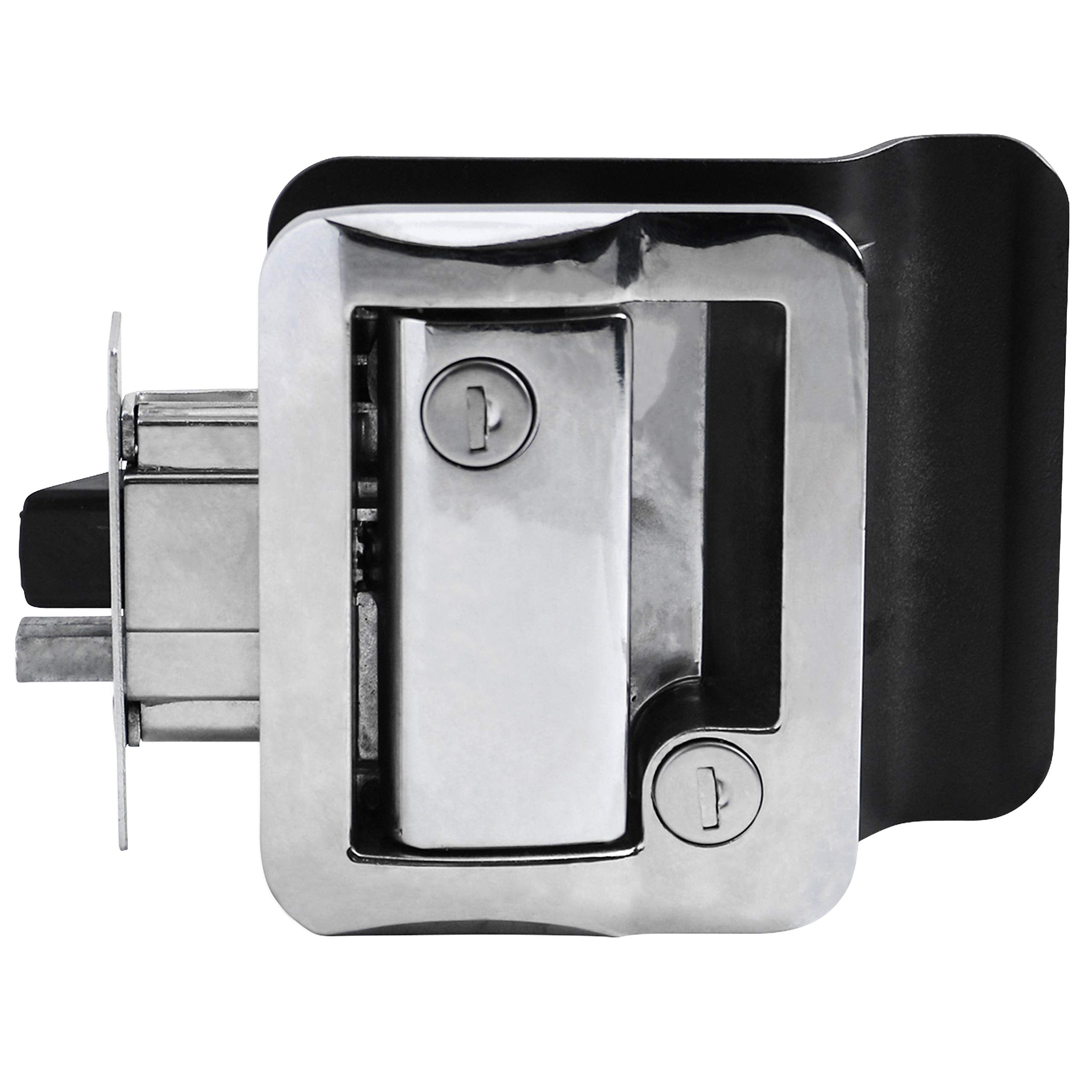 Rv Travel Trailer Entry Door Lock Polar Chrome Paddle Deadbolt