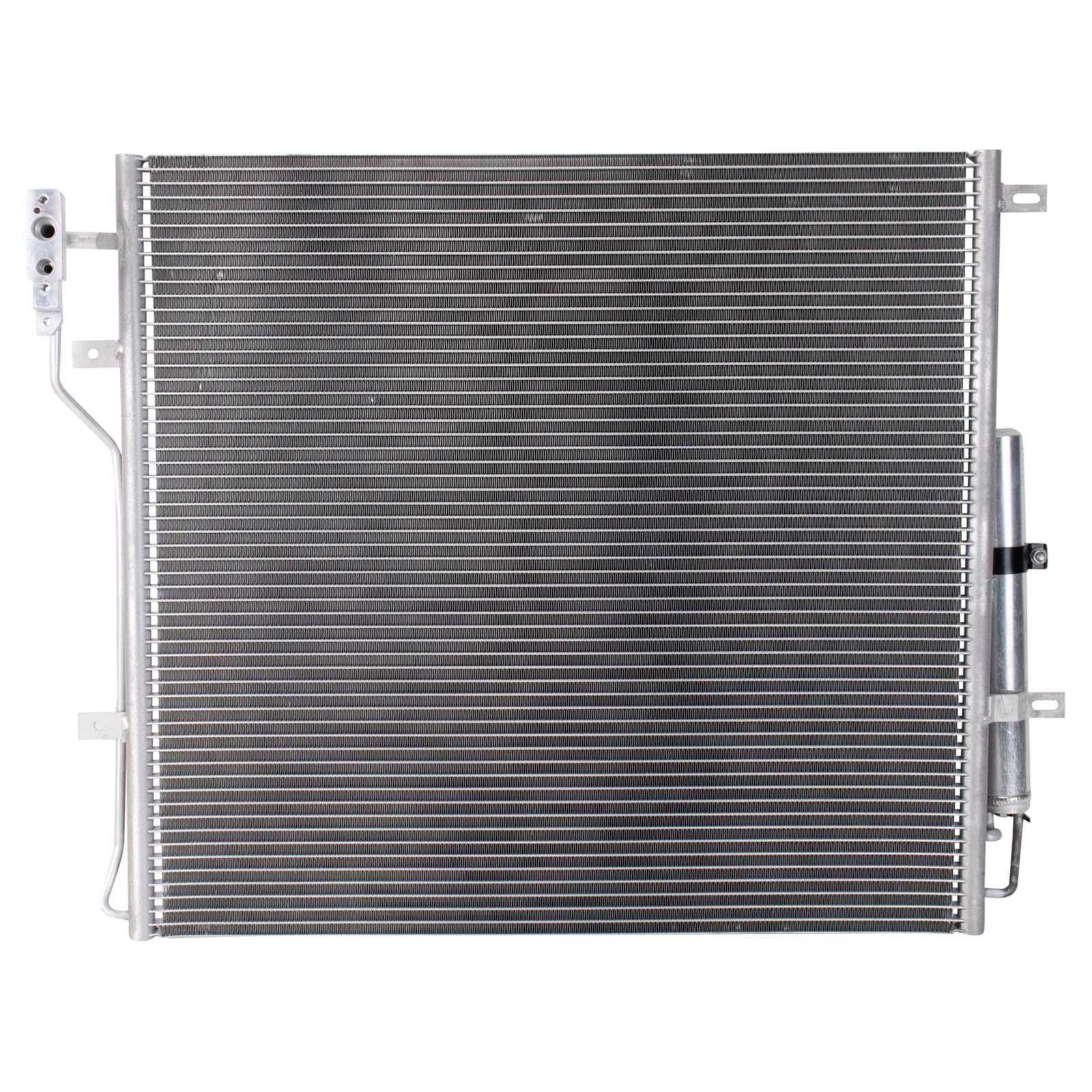 TRQ Air Conditioning A/C Condenser Receiver Drier Compatible with 2010-2016 Land Rover LR4 2010-2013 Range Rover Sport