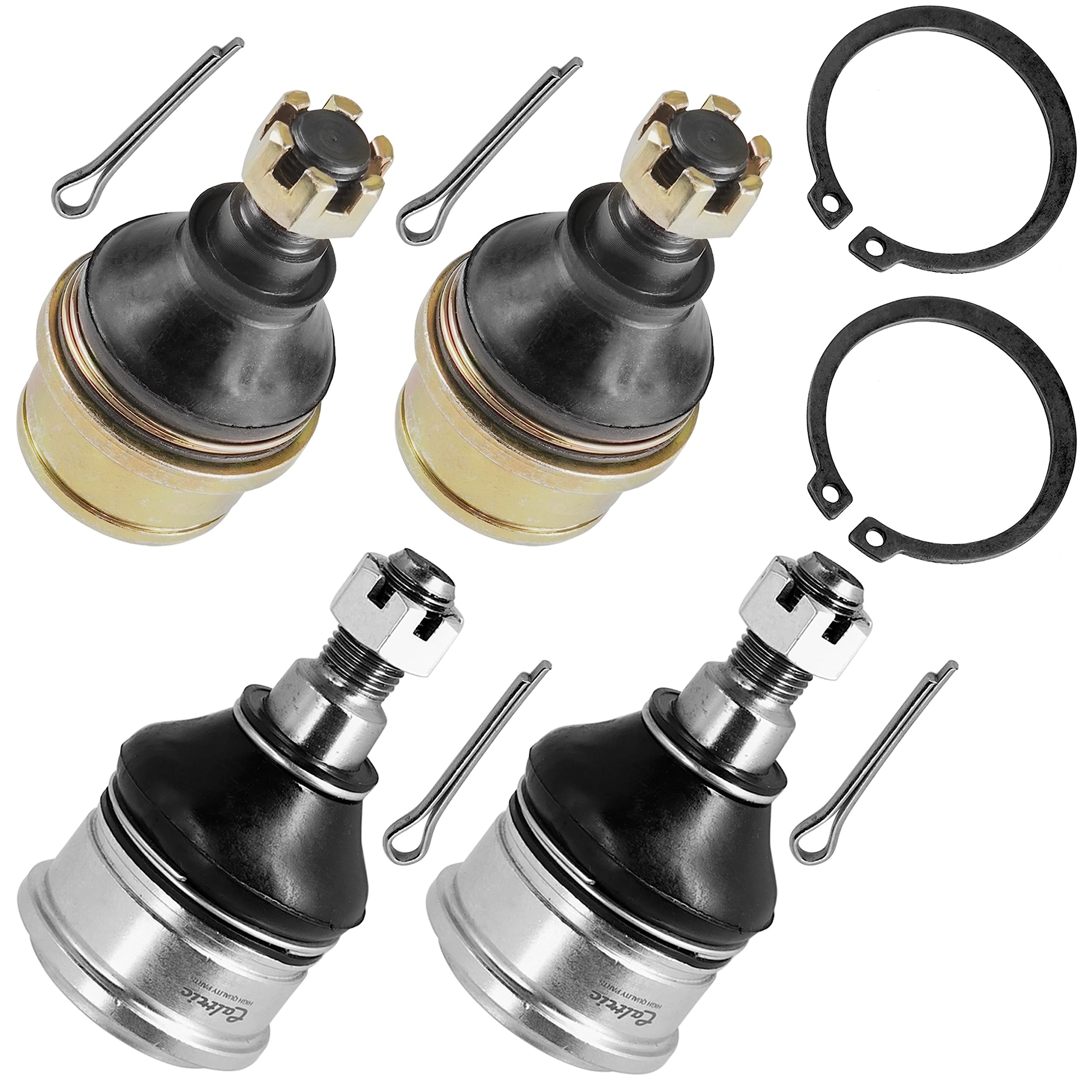 Caltric Front Upper and Lower Ball Joints Compatible with Honda Pioneer 700 SXS700M2 SXS700M2D 2017-2023 / Pioneer 700-4 SXS700M