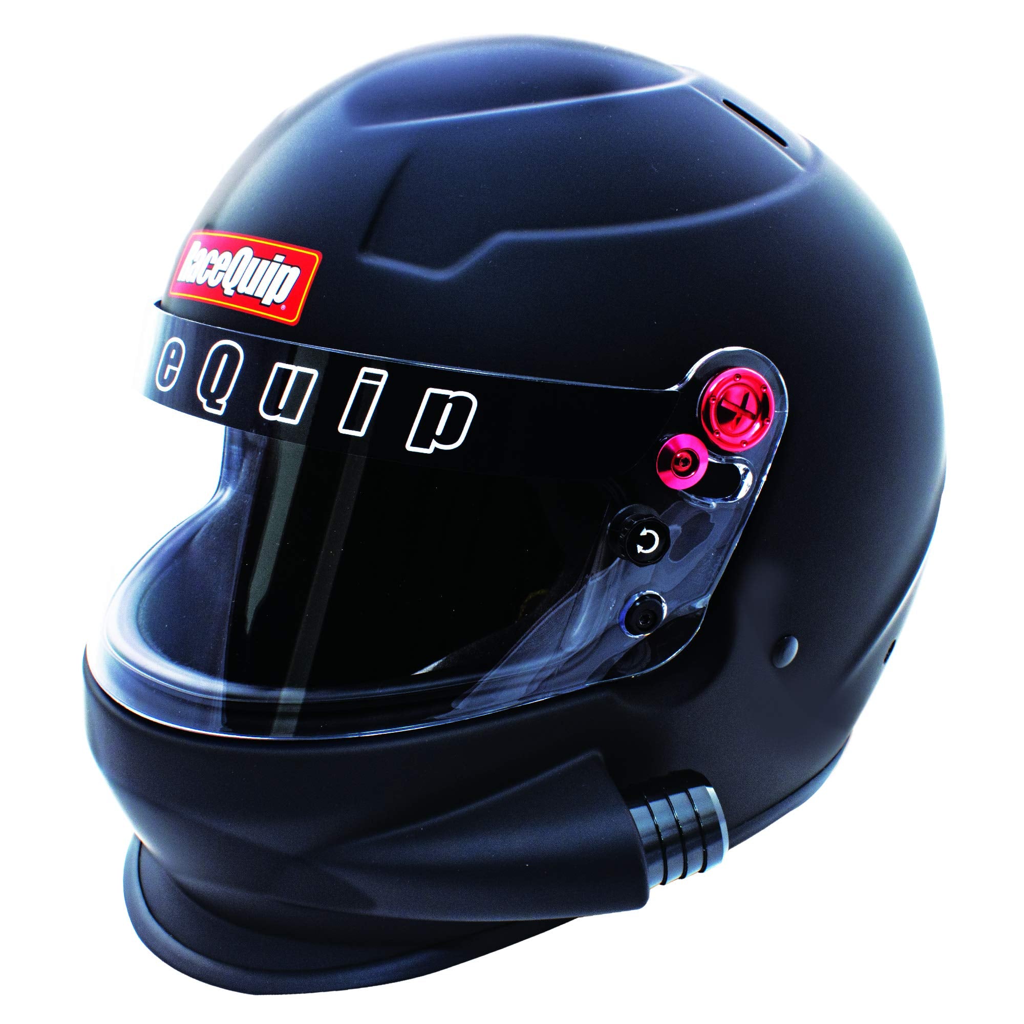 Racequip Side Air Full Face Helmet Pro20 Series Snell Sa2020 Rated Flat Black Large 296995