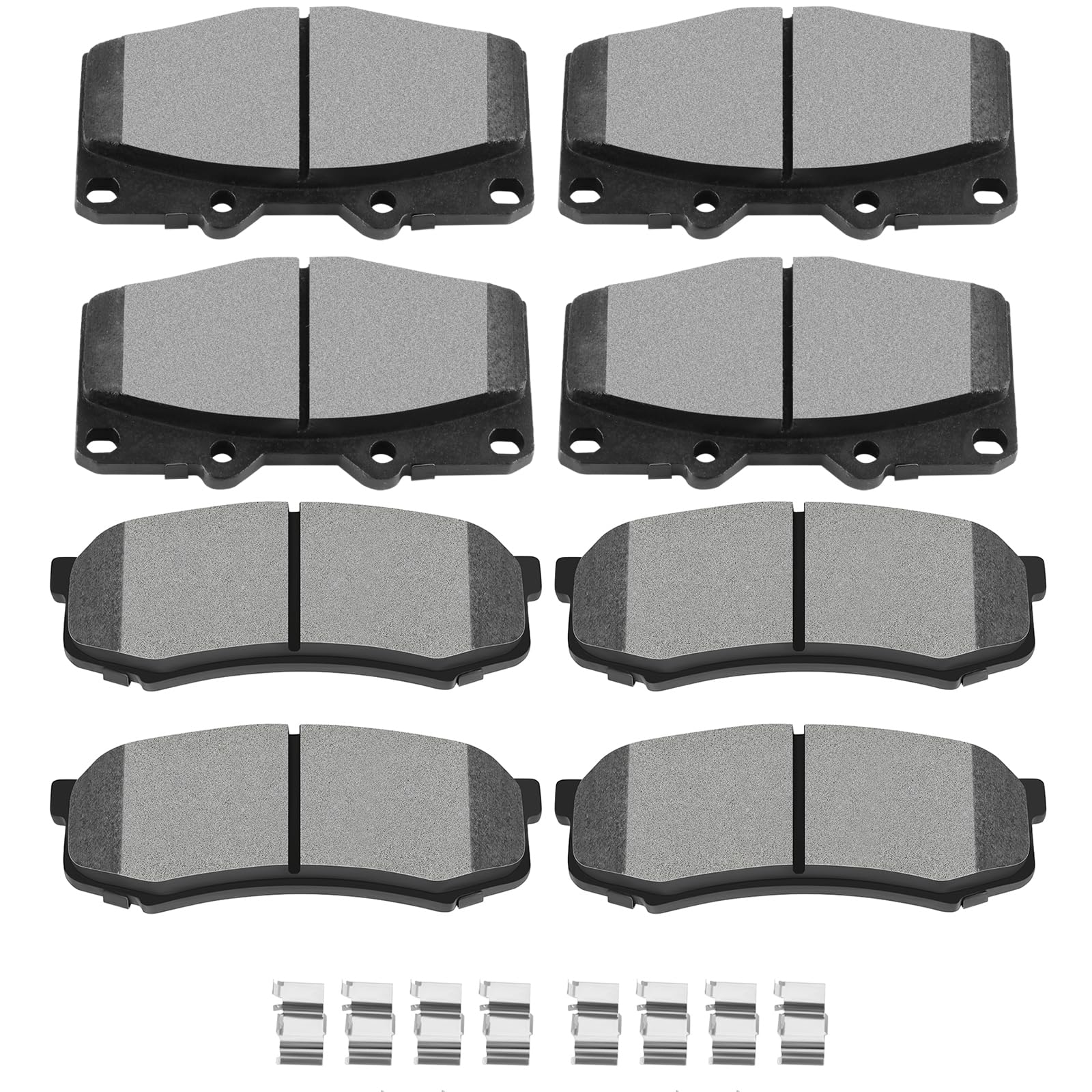 Scitoo D606 D410 Front Rear Semi-Metallic Brake Pads Sets Fit For Lexus Gx460 10-17,For Lexus Gx470 03-09,For Toyota 4Runner 200