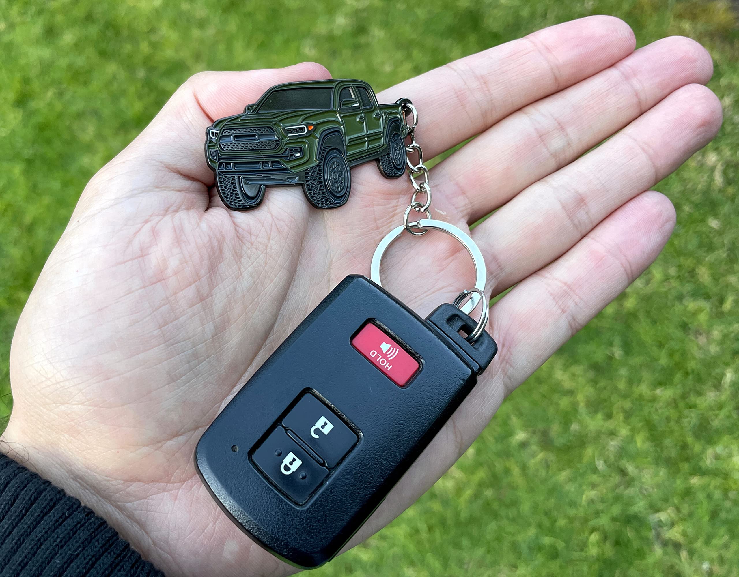 Four Wheel Beast Tacoma Keychain - Tacoma Accessories 2016-2022 Mods For Pro Sport Off Road Cool Key Chain Fob Cover 3Rd Gen Toy