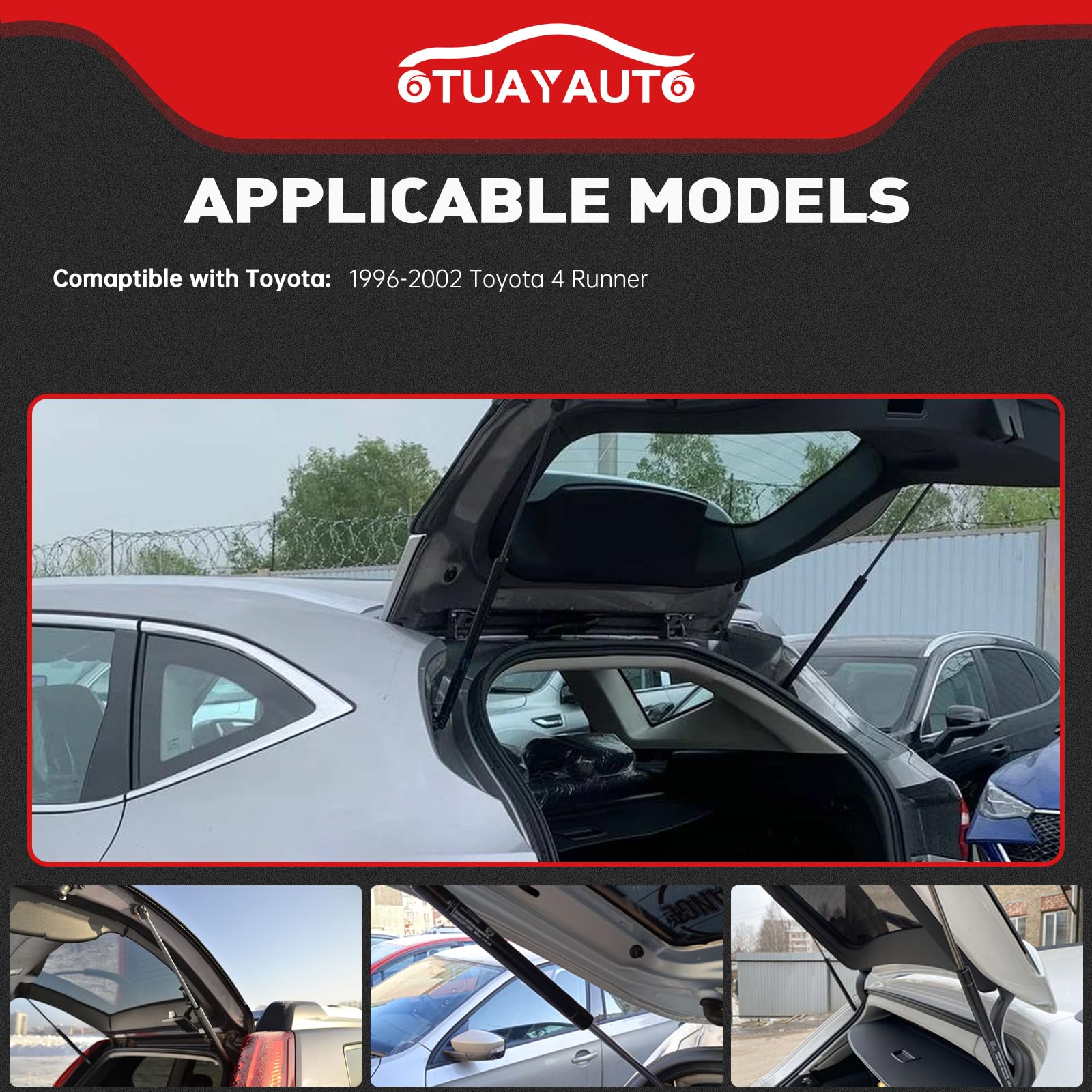 Otuayauto Premium Rear Hatch Struts Replacement For Bmw 323I 2006-2011, 325I 06-10, 328I 07-11, 335D 09-11, 335I 2007-2013, M3 0