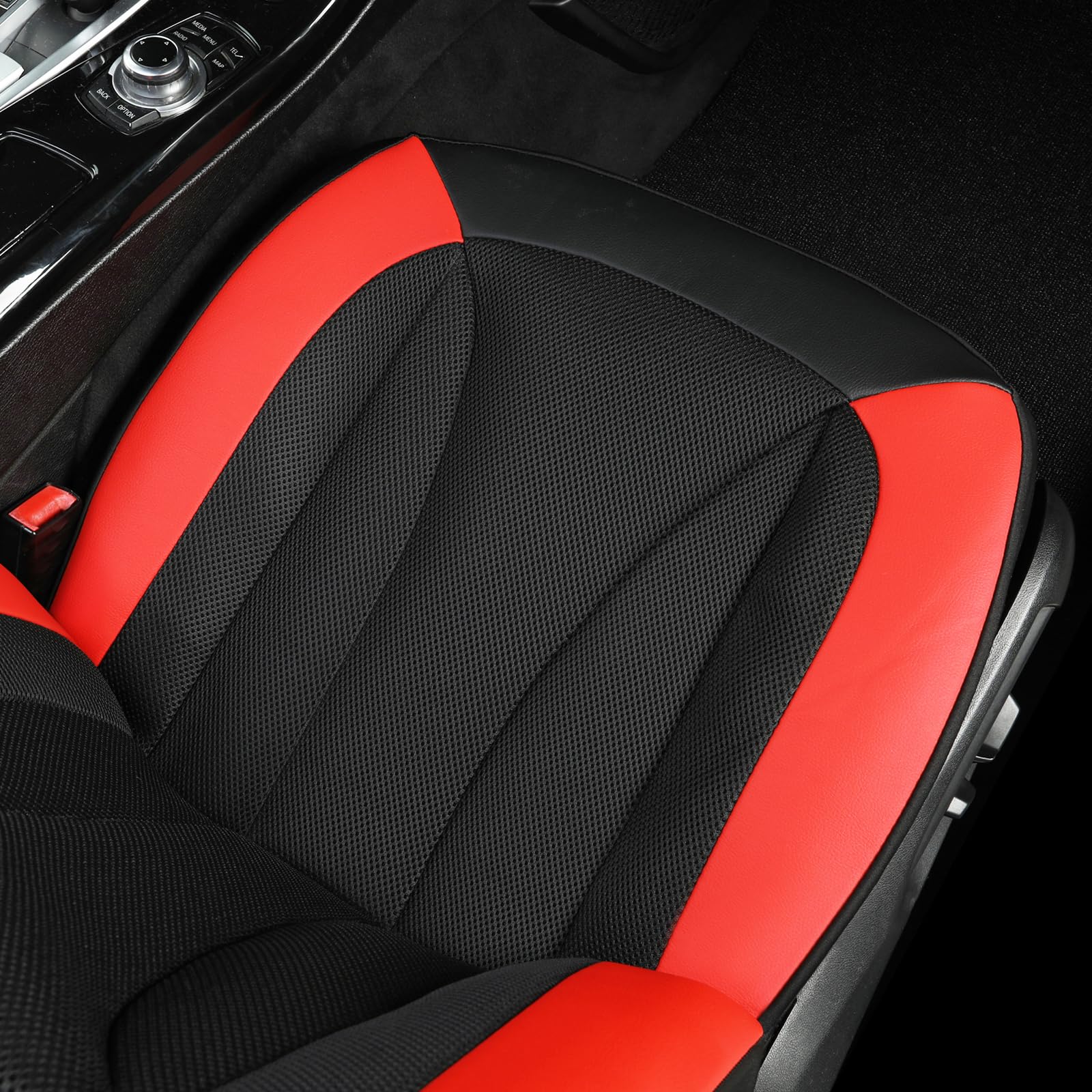 Giant Panda Front Seat Cover For Mazda, 3D Air Mesh Car Seat Protectors Custom Fit Mazda 3 6 Cx-3 Cx-30 Cx-5 Cx-7 Cx-9 Tribute (