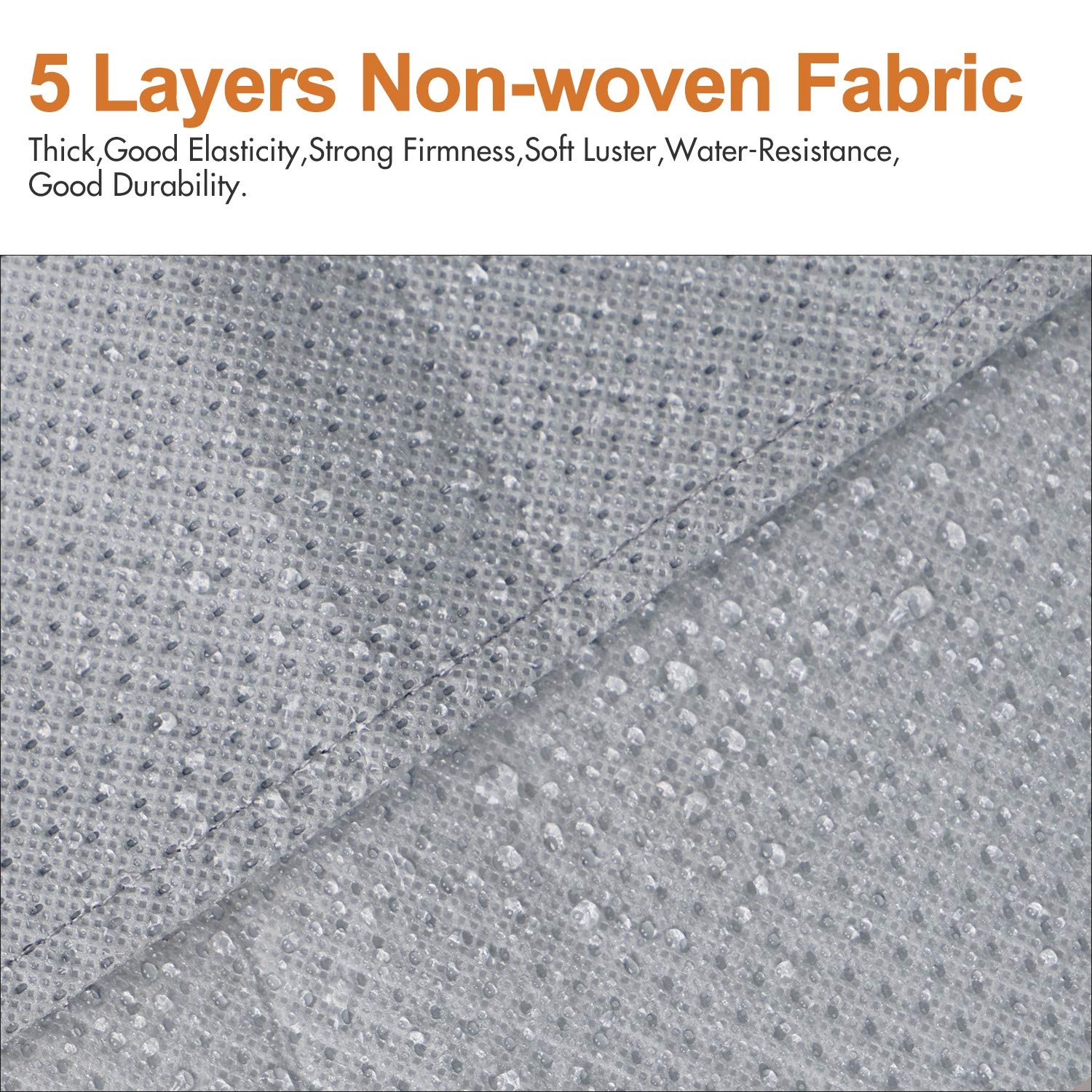 Leader Accessories 4-Pack Tire Covers - Non-Woven Wheel Protectors For Truck, Camper, Car, Jeep, Suv, Rv - Universal Fits 26.75'