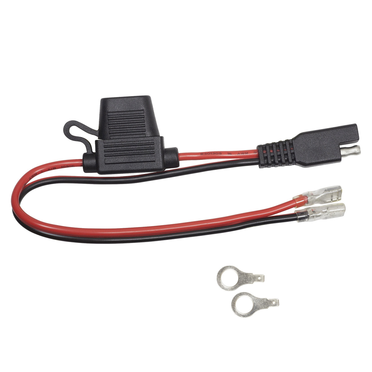 Yak-Power 12 Inch Battery Terminal Connector With Sae To Spade Pigtail