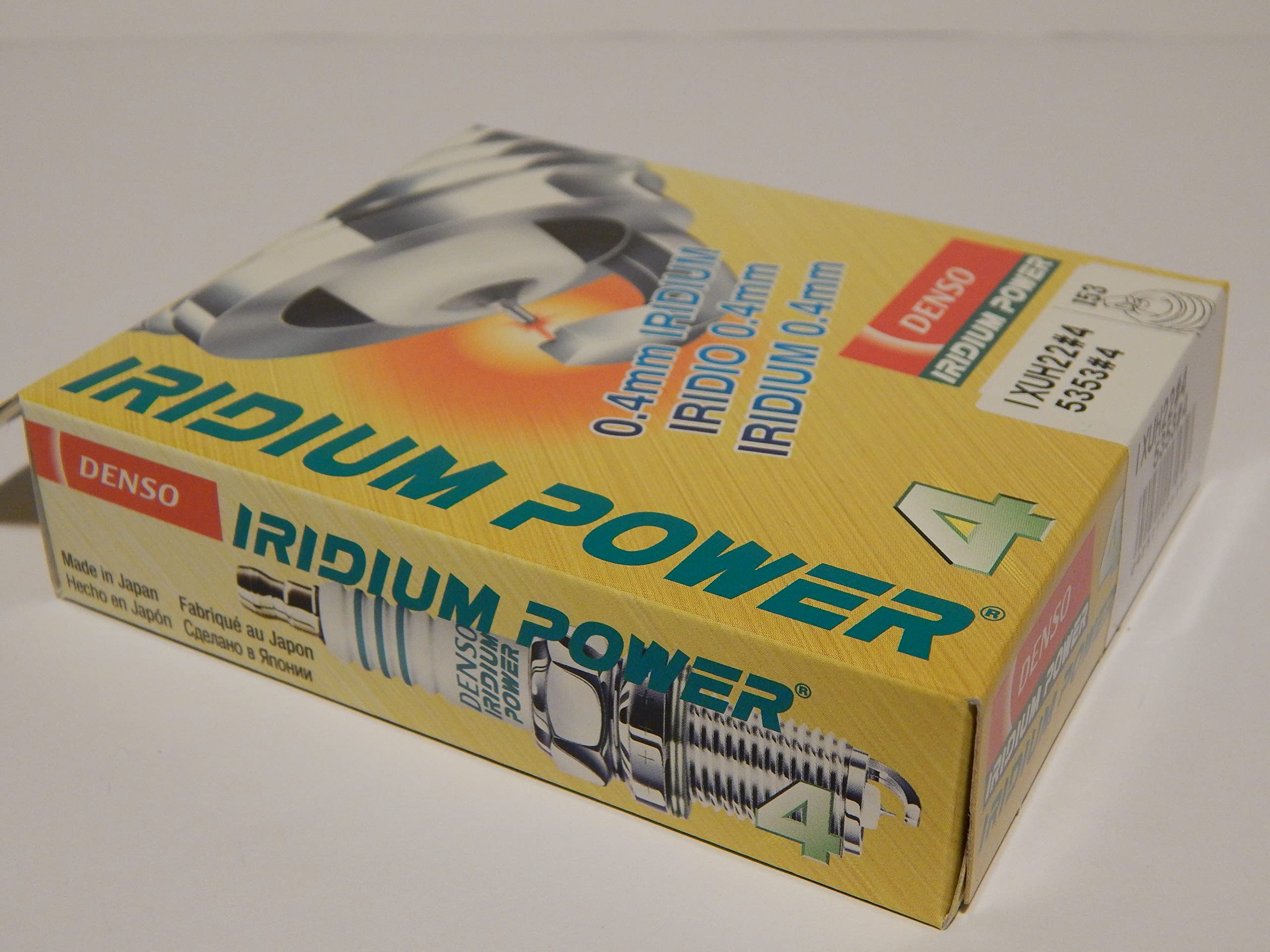 4 Pcs New-- Denso # 5353 Iridium Power Spark Plugs -- Ixuh22