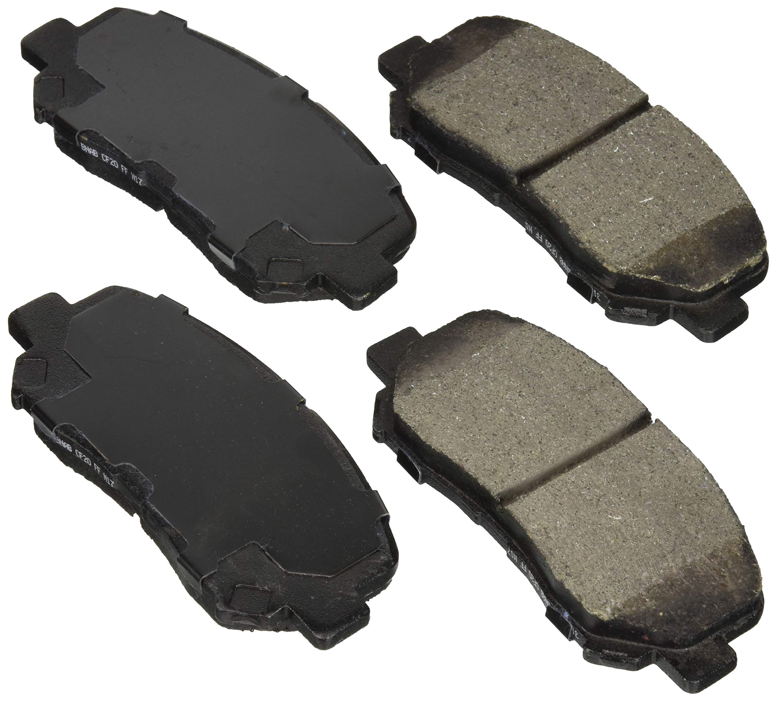 BOSCH BE1640H Blue Ceramic Disc Brake Pad Set With Hardware - Compatible With Select Chrysler 200; Dodge Dart; Jeep Cherokee; FR