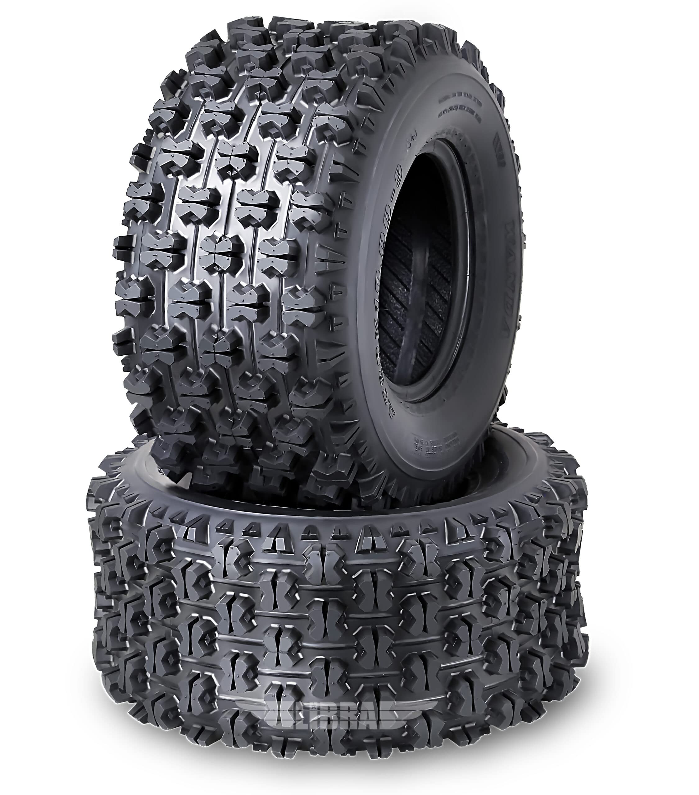 Wanda Set 2 Sport Atv Tires At 20X10-9 P357 Gncc (Grand National Cross Country) Race Tire 0.71'' Lugs 10081