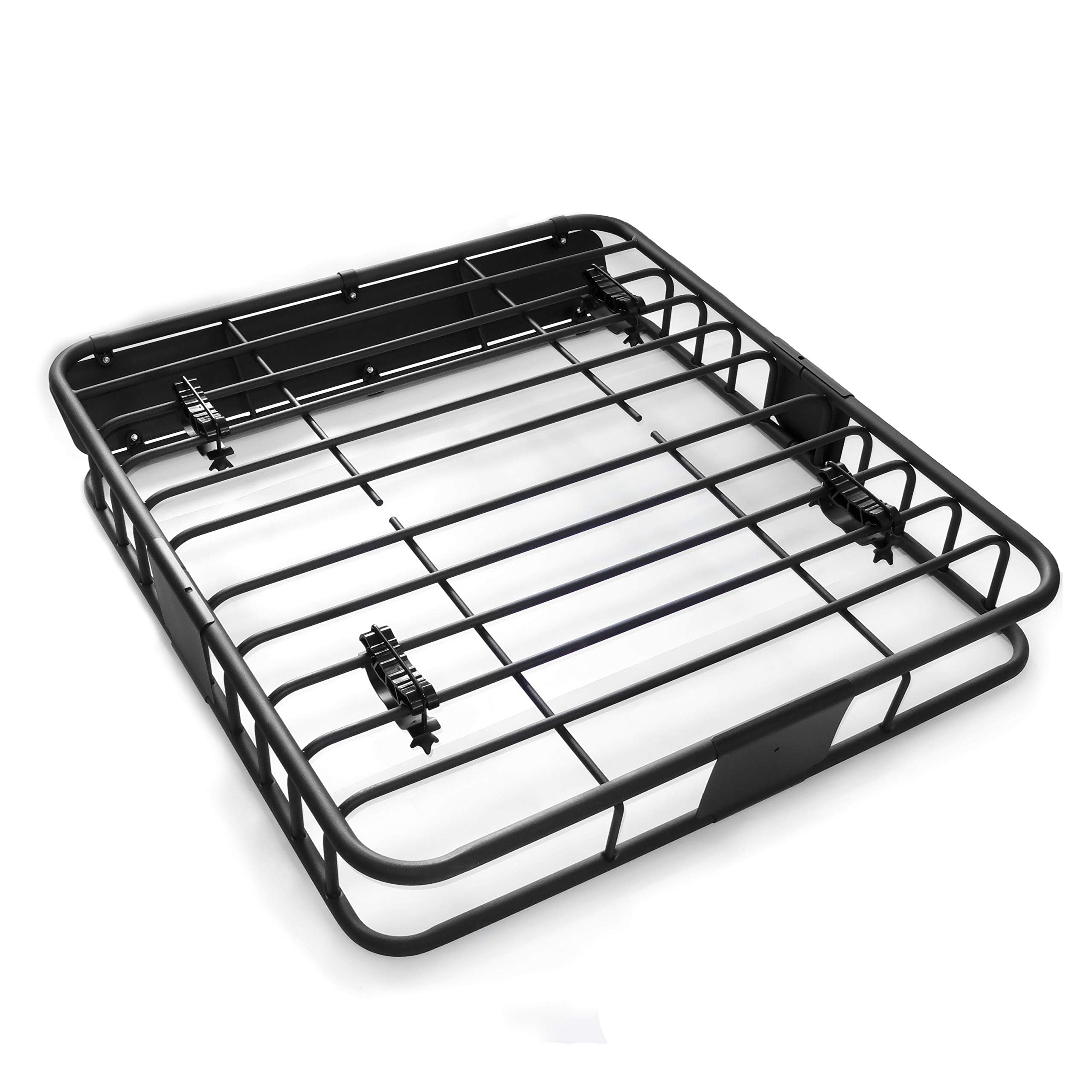 Httmt Mt371-029-M Black Universal Roof Rack Cargo Car Top Luggage Holder Carrier Basket Travel Suv
