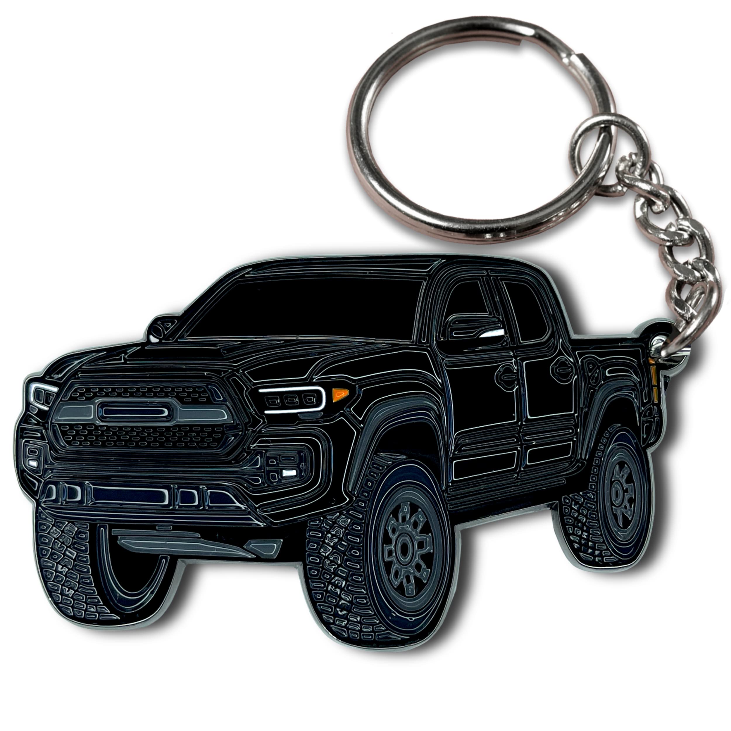 Four Wheel Beast Tacoma Keychain - Tacoma Accessories 2016-2022 Mods Cool Pro Sport Off Road Key Chain Fob Cover - 3Rd Gen Off R