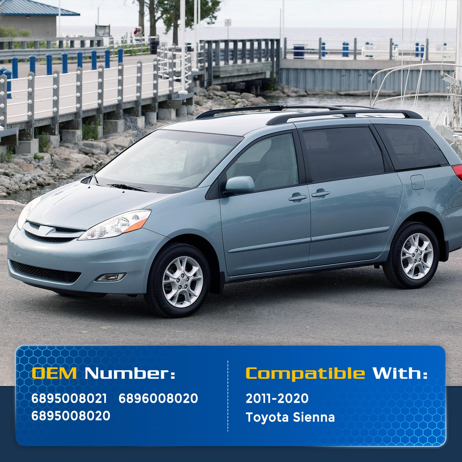 Arana Rear Hatch Struts For Toyota Sienna 2011-2020, Liftgate Shocks Trunk Lift Support Fits 2011-2020 Toyota Sienna Base/Limite