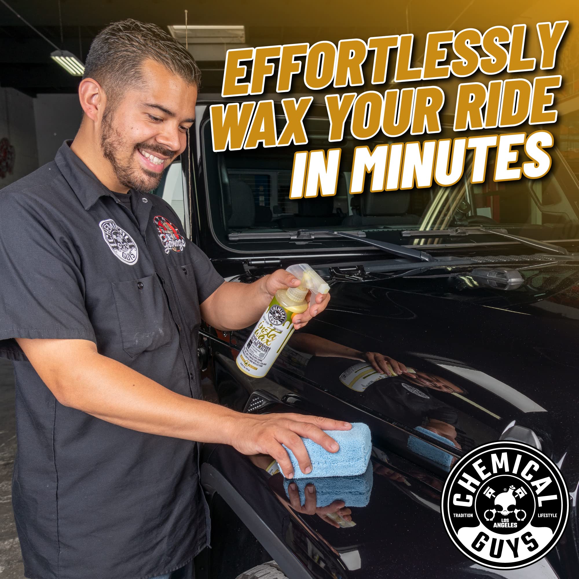 Chemical Guys Wac20964 Instawax Liquid Carnauba Shine And Protection Spray, Safe For Cars, Trucks, Suvs, Motorcycles, Rvs & More
