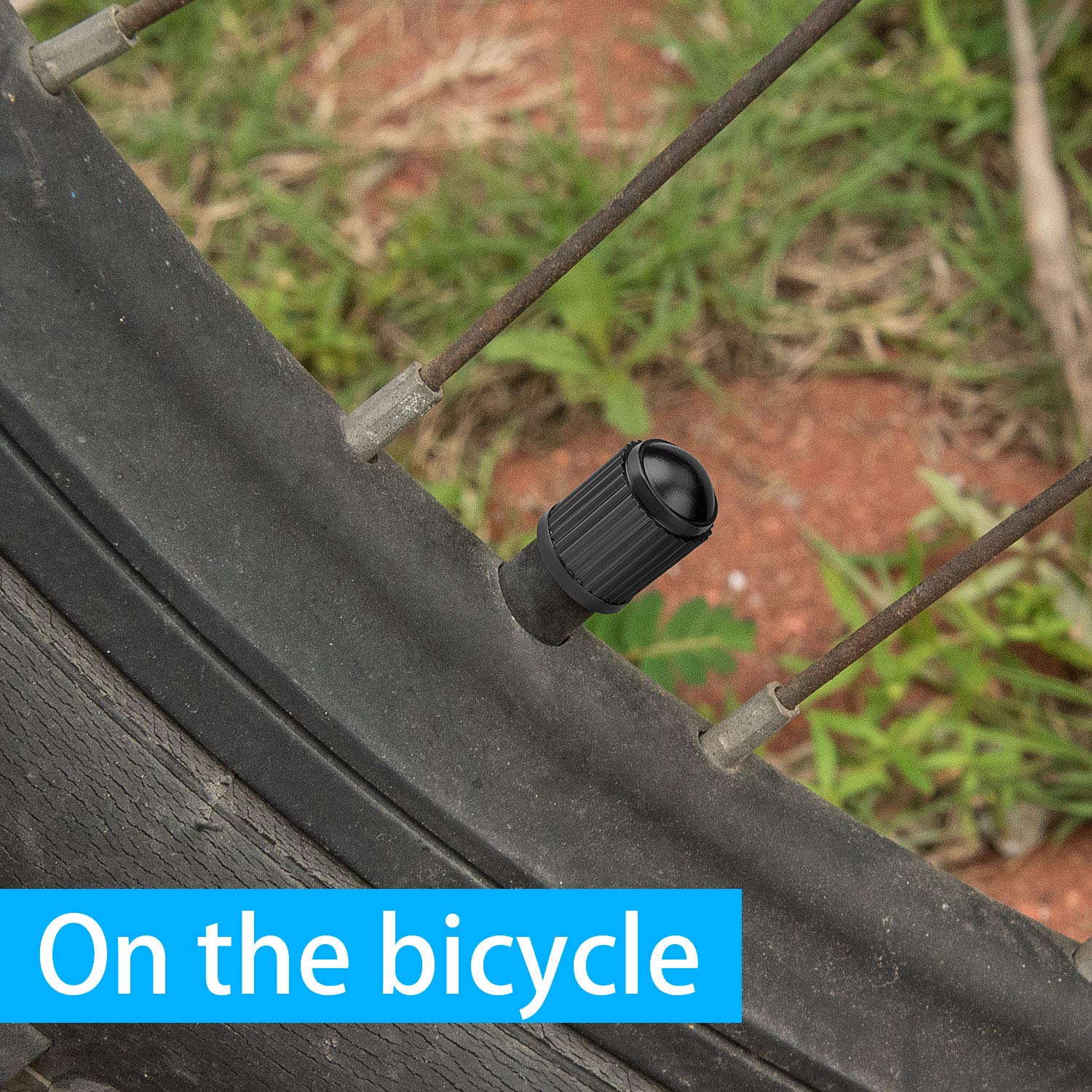 Tire Valve Stem Caps (150 Pack) Black With Sealing Ring, General For Car, Motorcycles, Bicycles And Trolleys