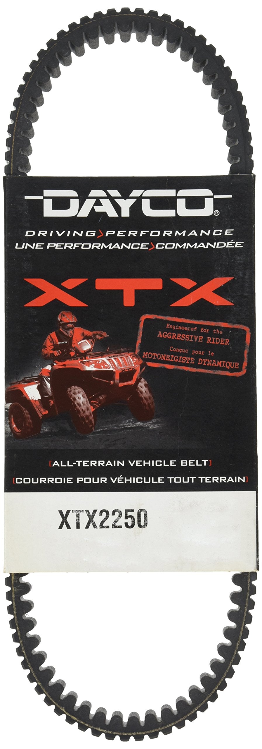 Dayco Xtx2250 Xtx Extreme Torque Atv/Utv Drive Belt, Black
