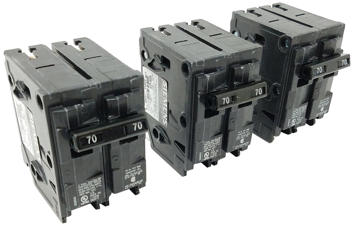 Siemens Q270_3PK 70 Amp Double Pole Type QP Circuit Breaker (Pack of 3)