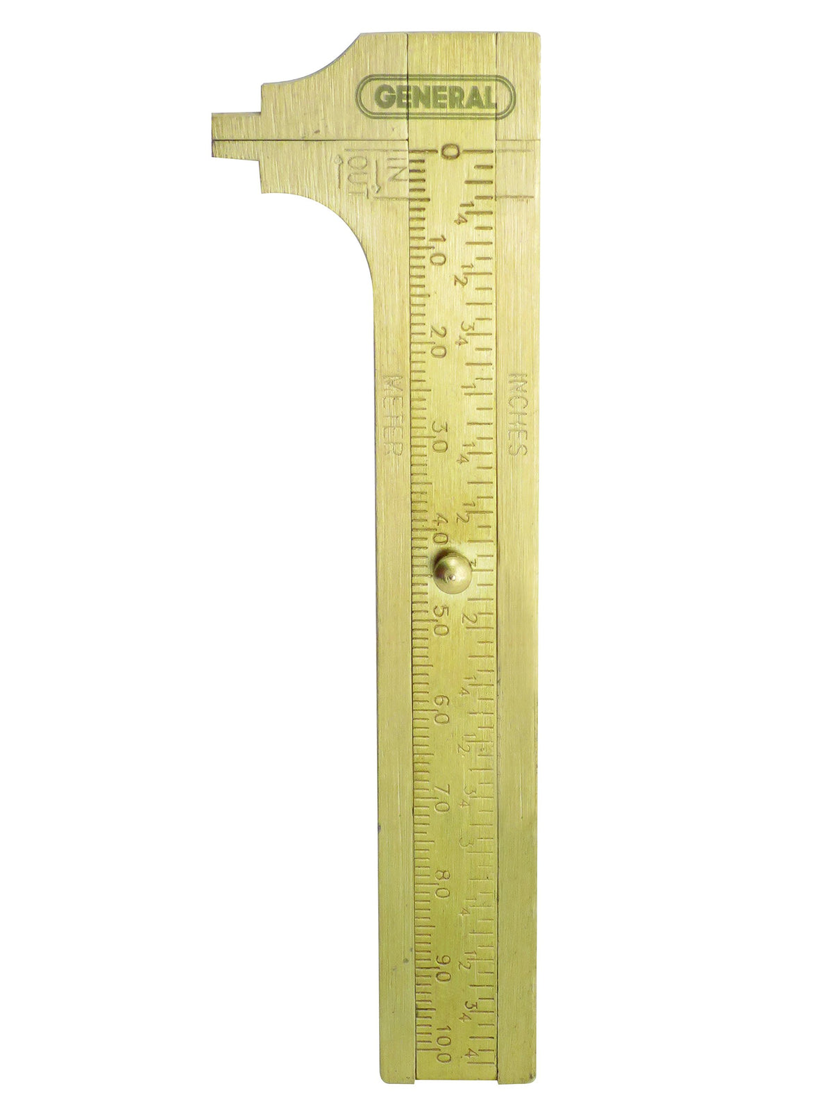 General Tools 133ME Brass Caliper, 4'