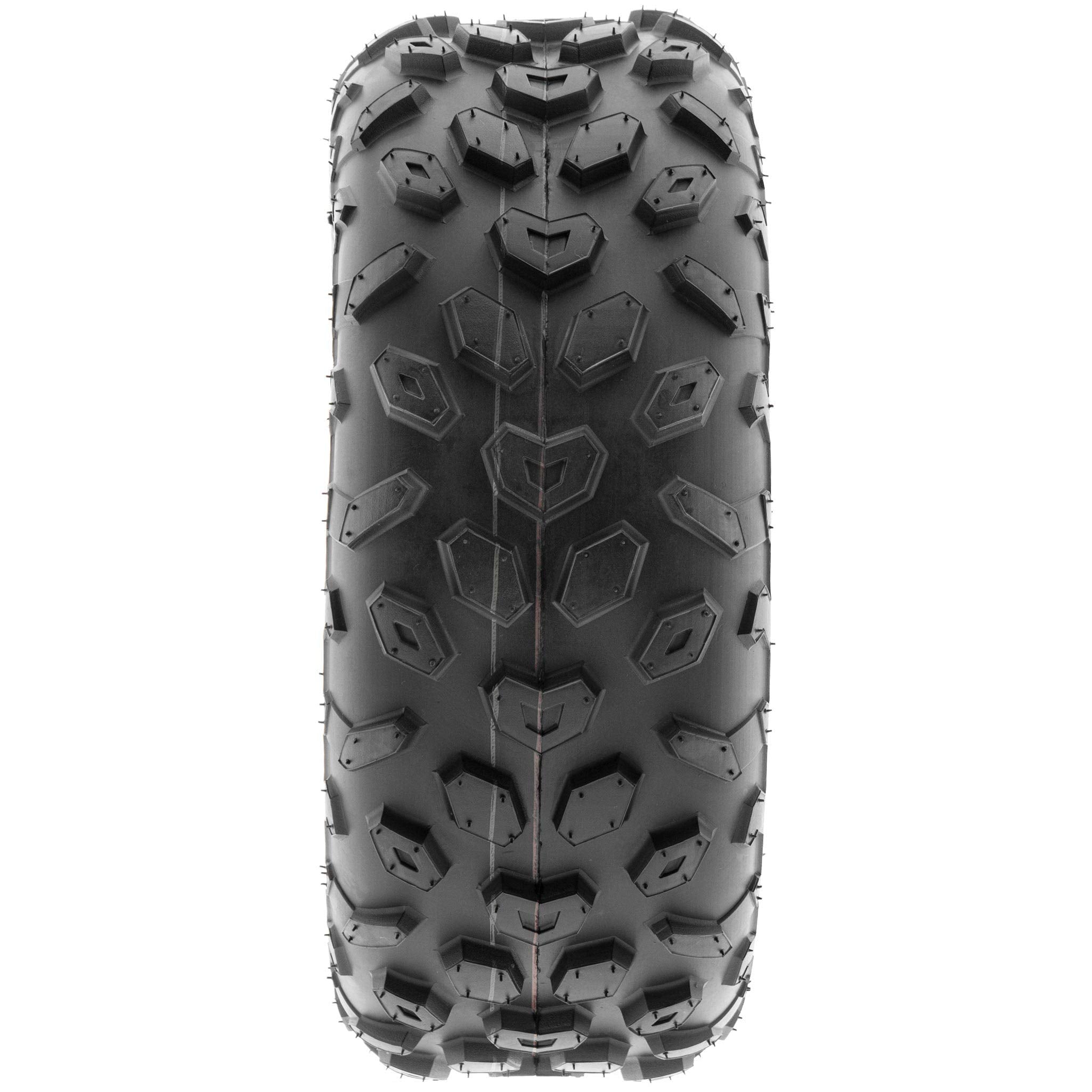 SunF 19x7-8 19x7x8 Light Weight ATV UTV Knobby Tire 6 PR A014 - SET of 4