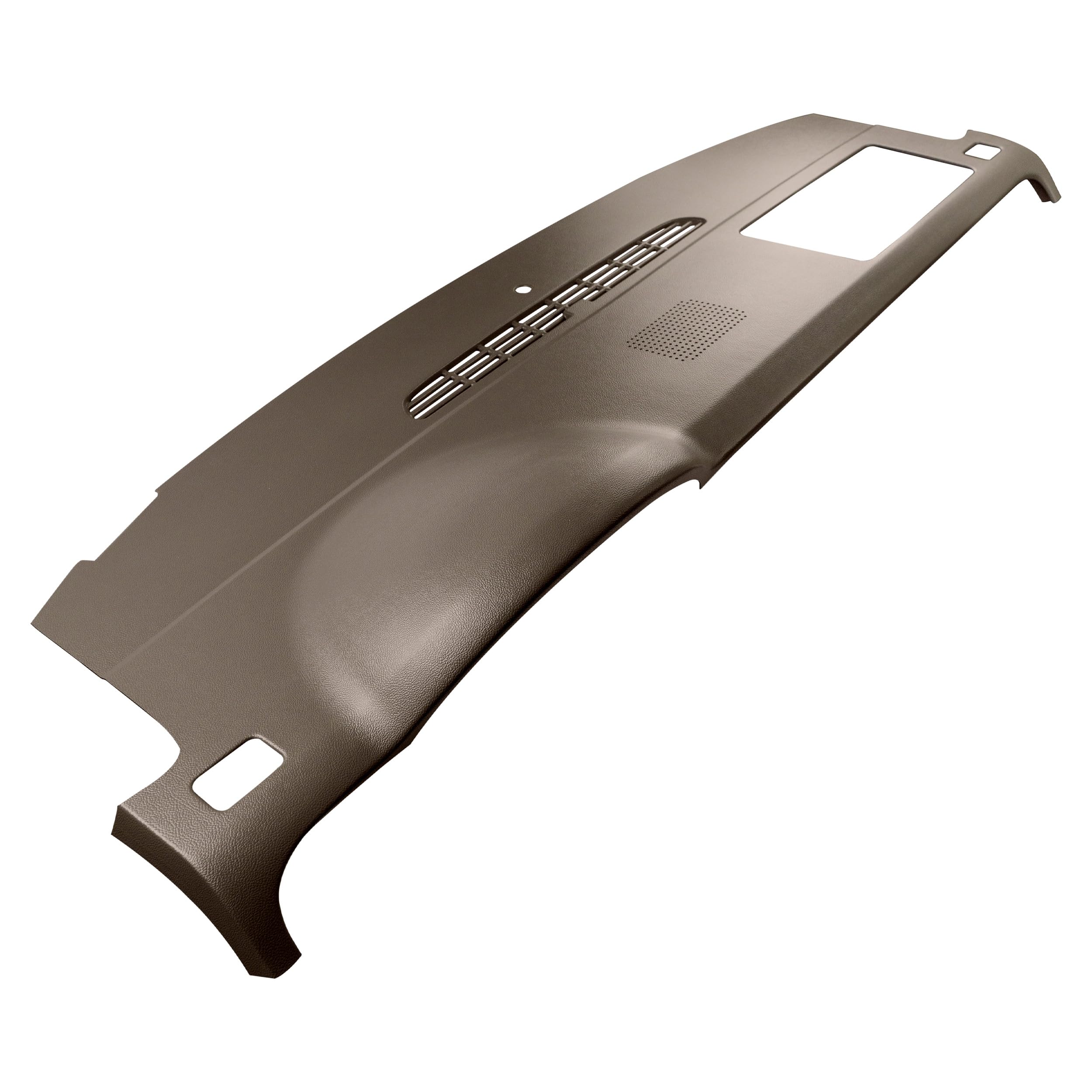 DashSkin Dash Cover Cap Compatible with 2007-2014 Tahoe Suburban Yukon Avalanche w Dash Speaker in Cocoa (Single Glovebox Silver