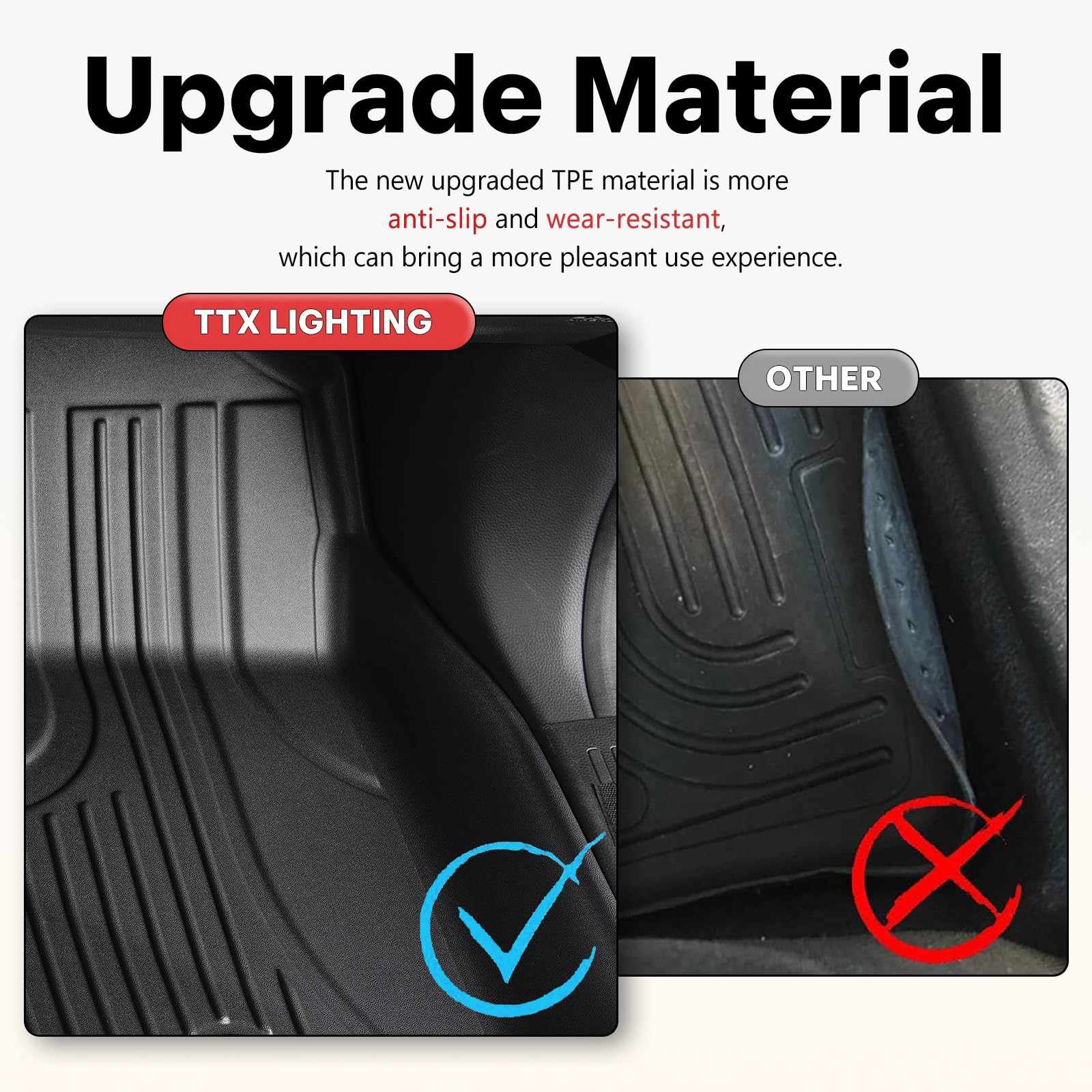 Original 2024 2025 Trax Floor Mats & Cargo Liner For Chevy Trax All Models - Custom Fit Trunk Mat - All Weather Car Mats For Che