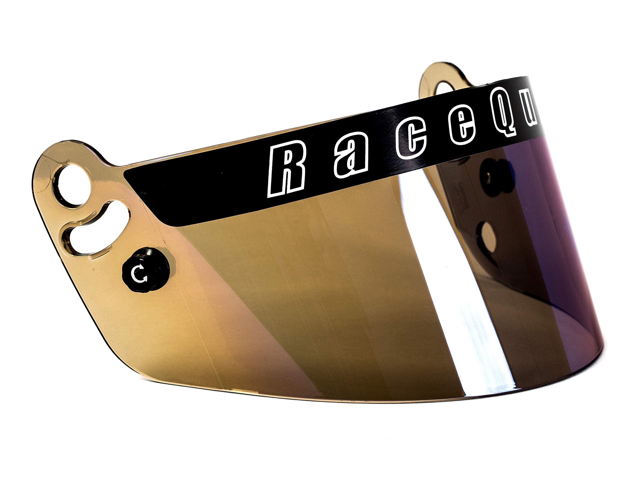 Racequip Helmet Shield For Pro Model Helmets Blue Irridium 204007