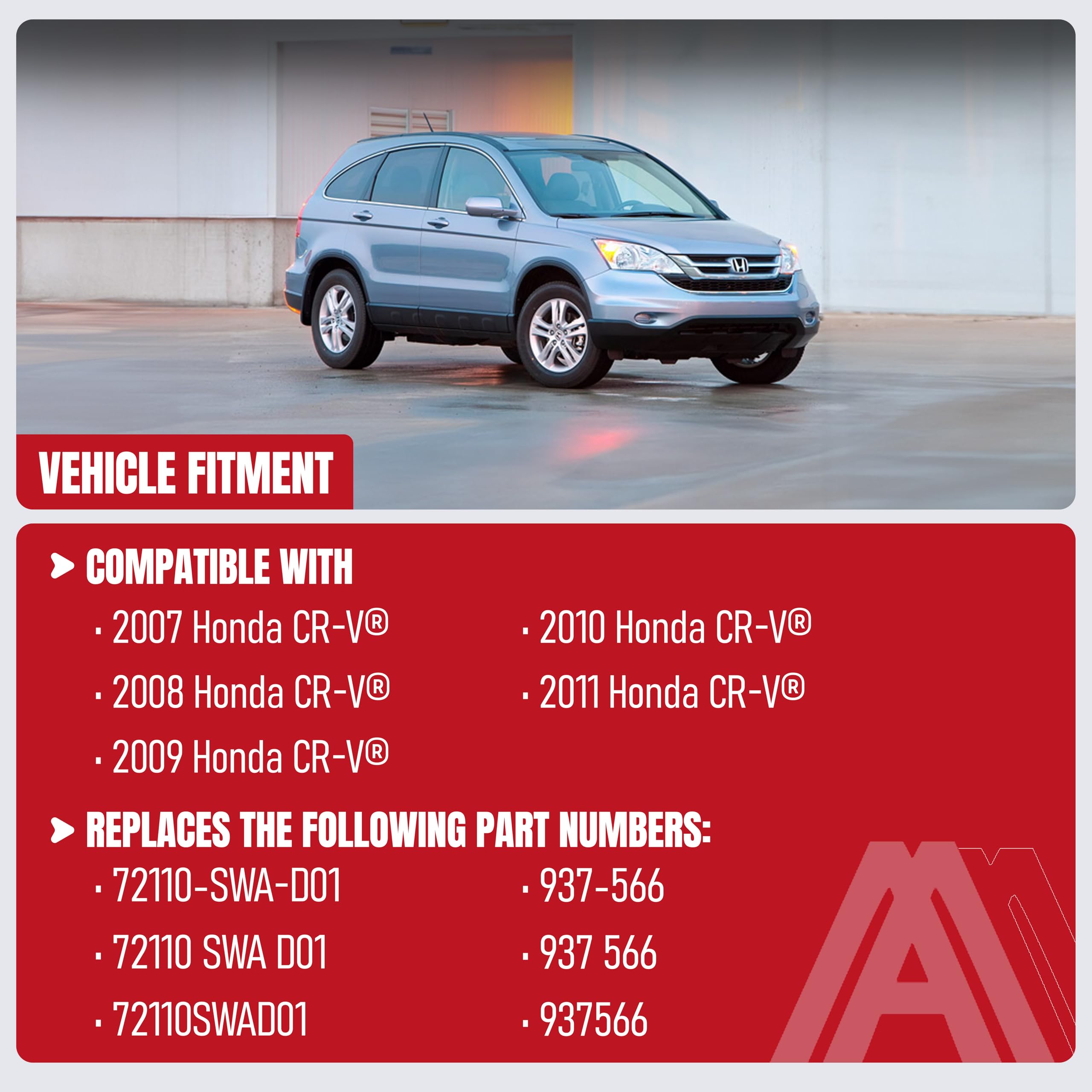 Front Right Power Door Lock Actuator Replacement By Aa Ignition - Replaces Parts 72110-Swa-D01, 72110 Swa D01, 937-566 - Compati