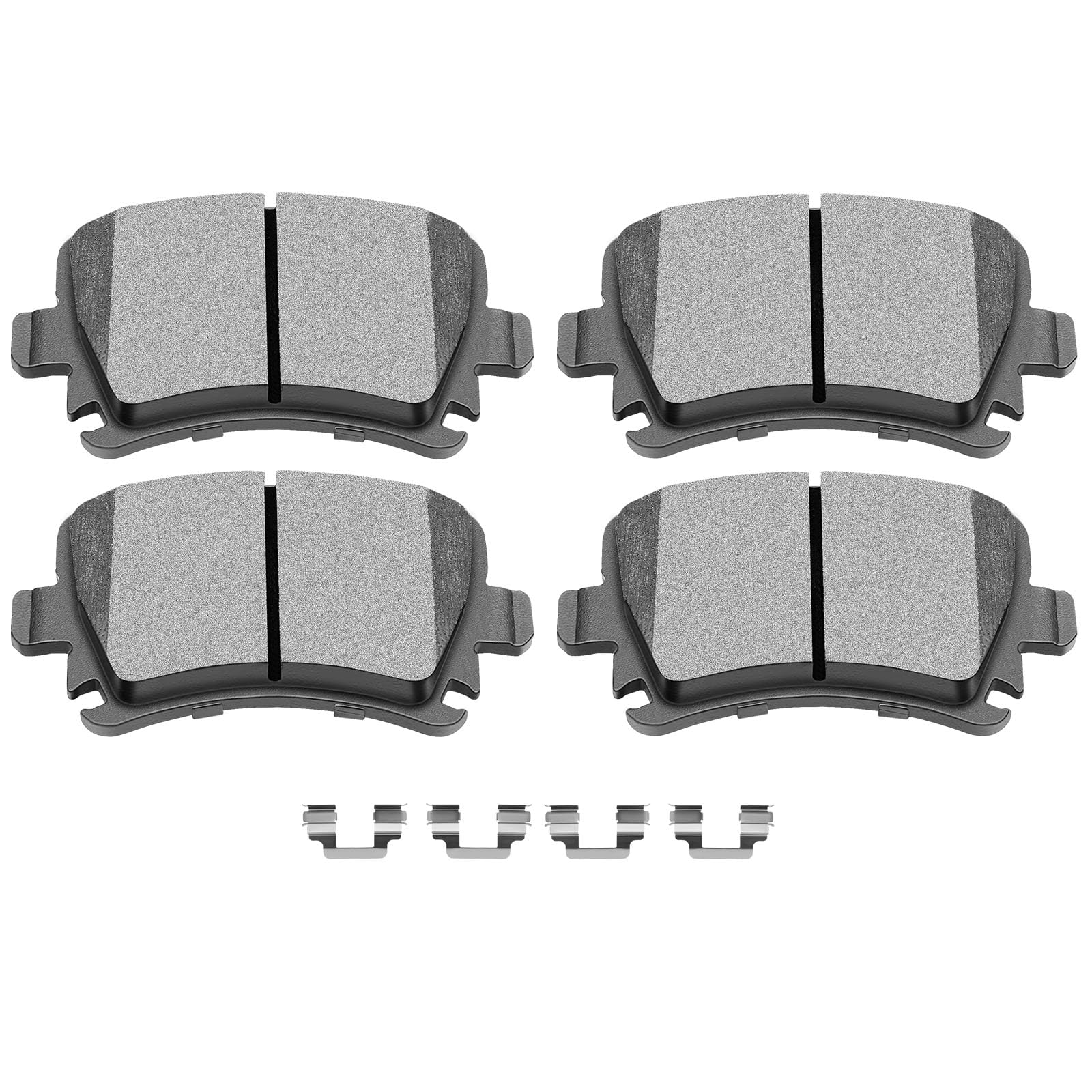 Scitoo D1108 Rear Ceramic Brake Pads Sets Fit For Audi A3/A3 Quattro/A4/A4 Quattro/A6/A6 Quattro/S6/Tt/Tt Quattro,For Vw Cc/For