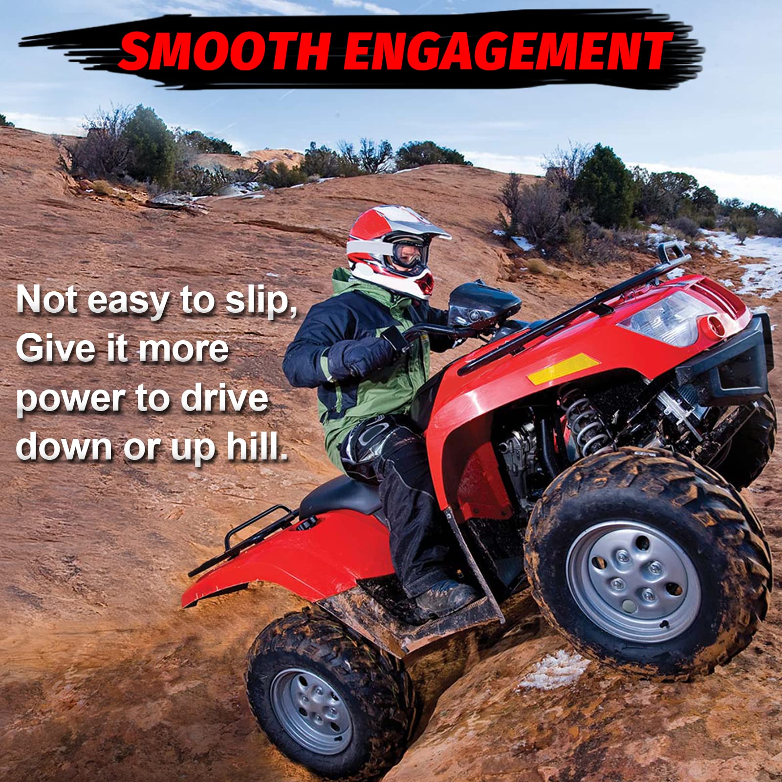 StarknightMT Drive Belt,3211077 20G4022 CVT ATV Carbon Belt Compatible with Polaris Sportsman 400 500 Ranger 500 Scrambler Magnu