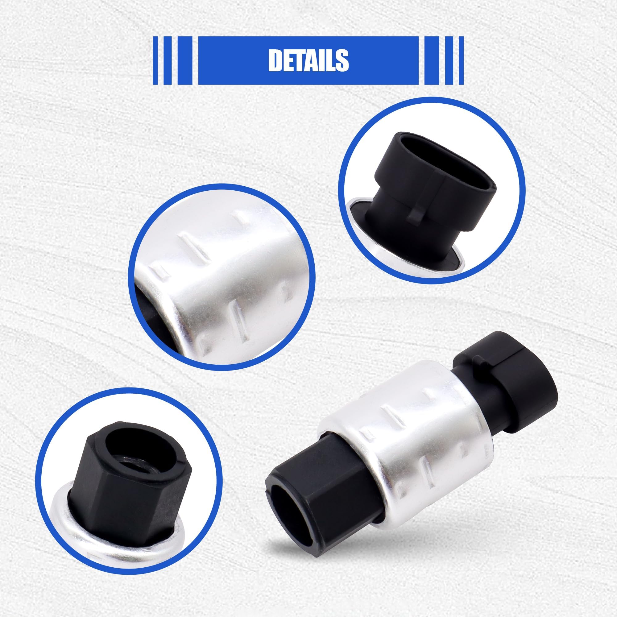 Hisport 52476843 A/C Air Conditioning Clutch Switch Compatible With Buick Park Avenue, Chevy Astro C2500 Pickup, Gmc Envoy Savan