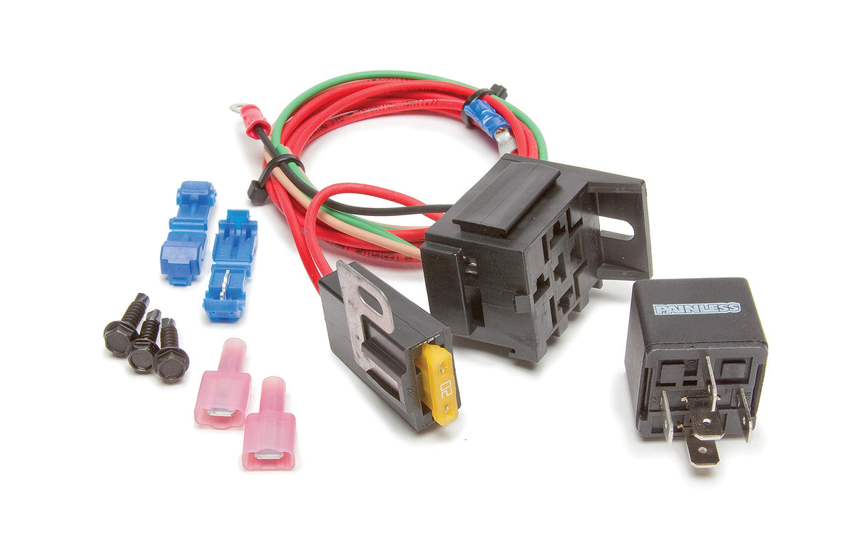 Painless Performance 30802 High Beam Headlight Relay Kit For 1988-1998 Gm Full-Size Trucks & Suvs