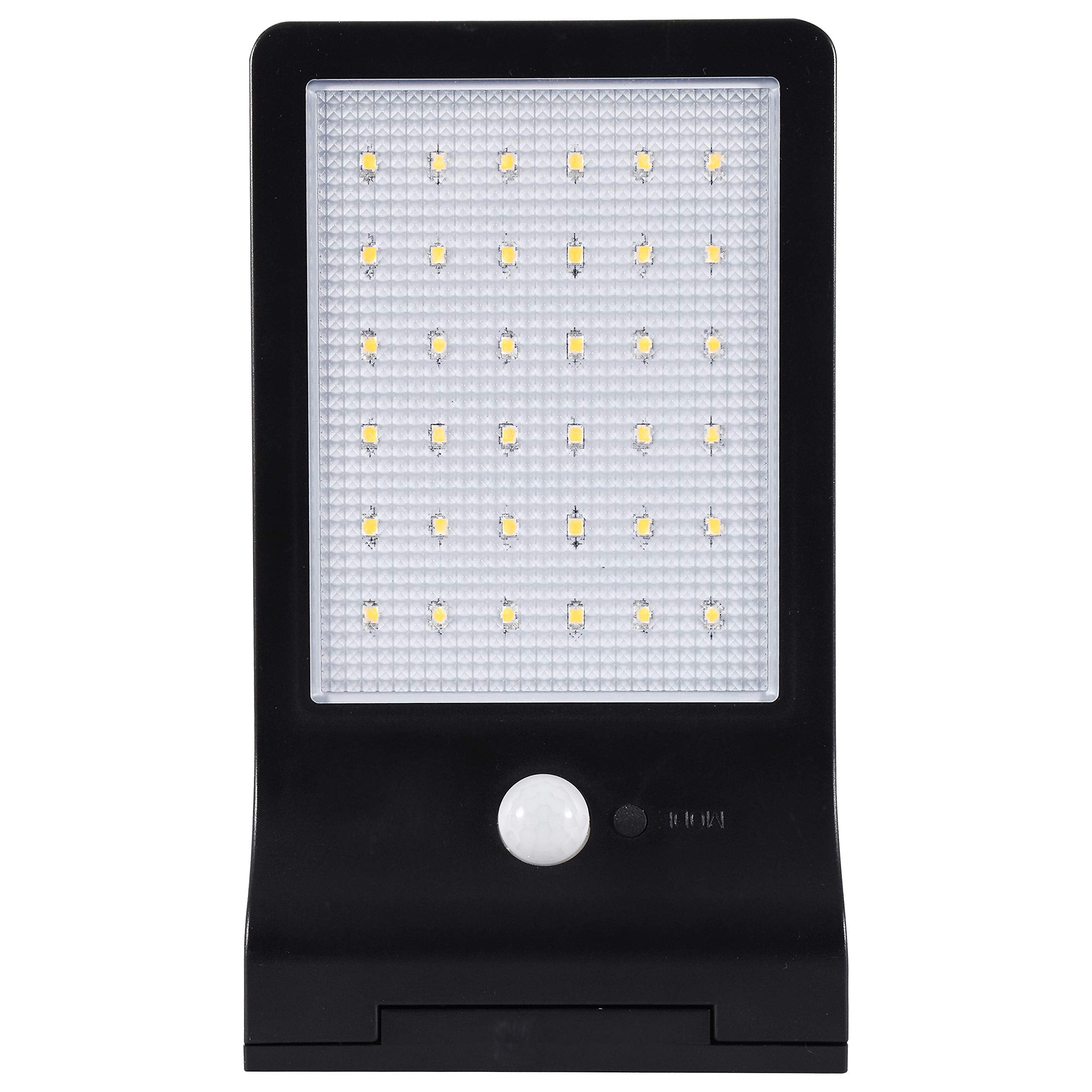 Sylvania Solar Flood Light Luminaire With Daylight Sensor, Led And Battery Included, 5000K, Daylight, Black Finish - 1 Pack (650