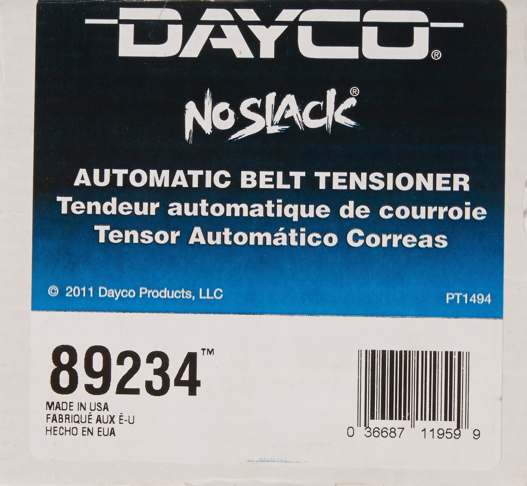 Dayco 89234 Automatic Belt Tensioner