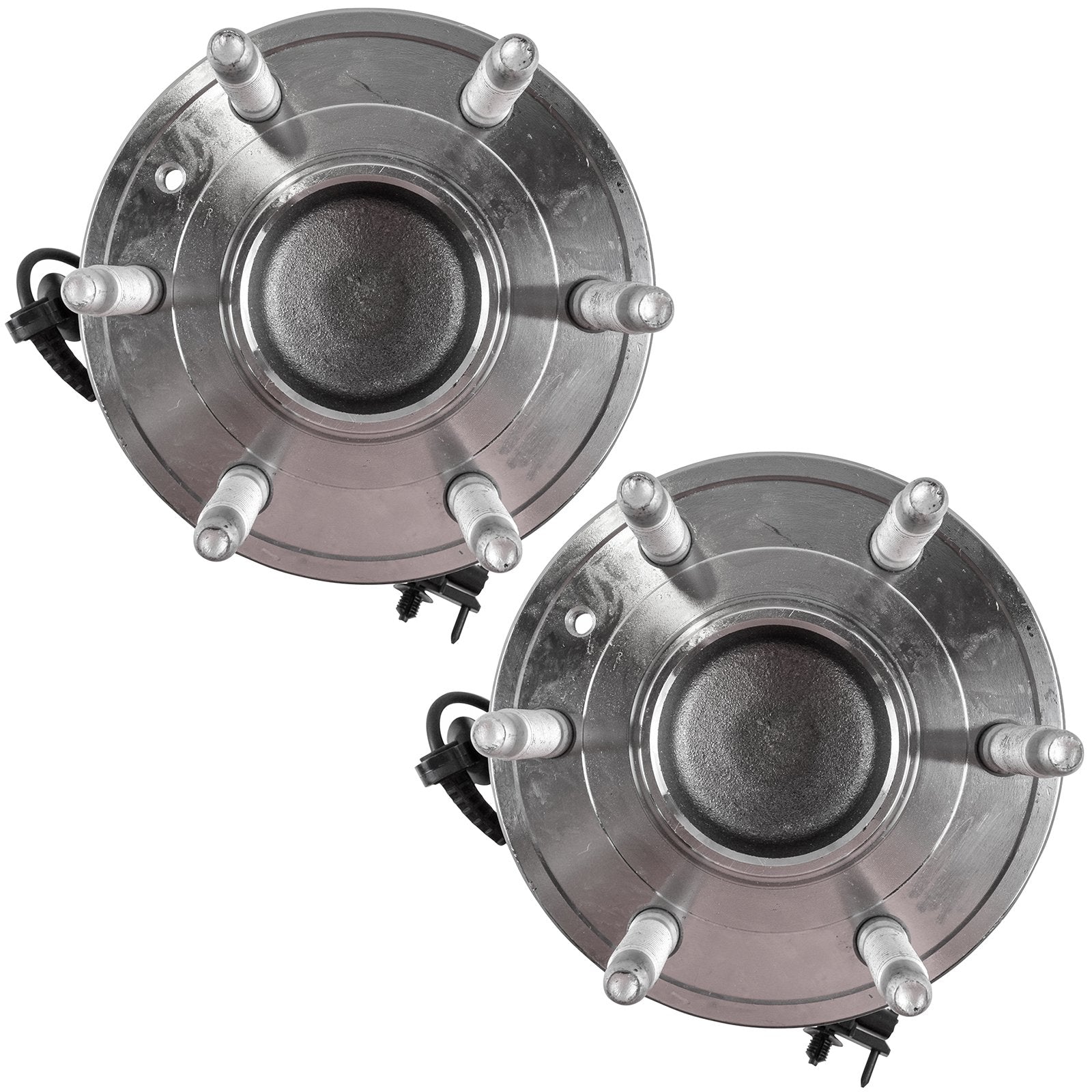 Trq Front Wheel Hubs & Bearings 6 Lug Left & Right Pair For Chevy Gmc 2Wd 2X4