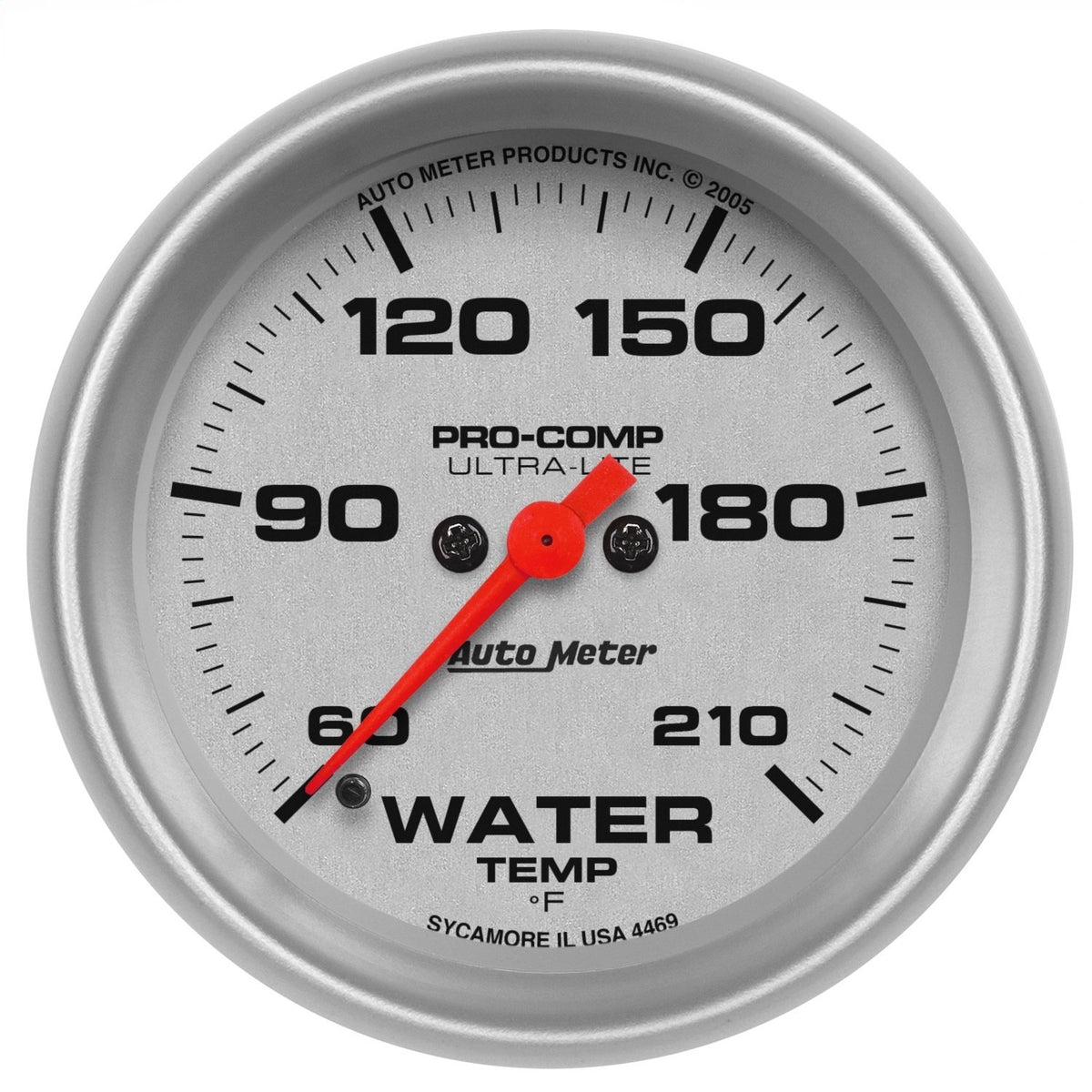 Auto Meter 4469 Ultra-Lite Water Temperature Gauge