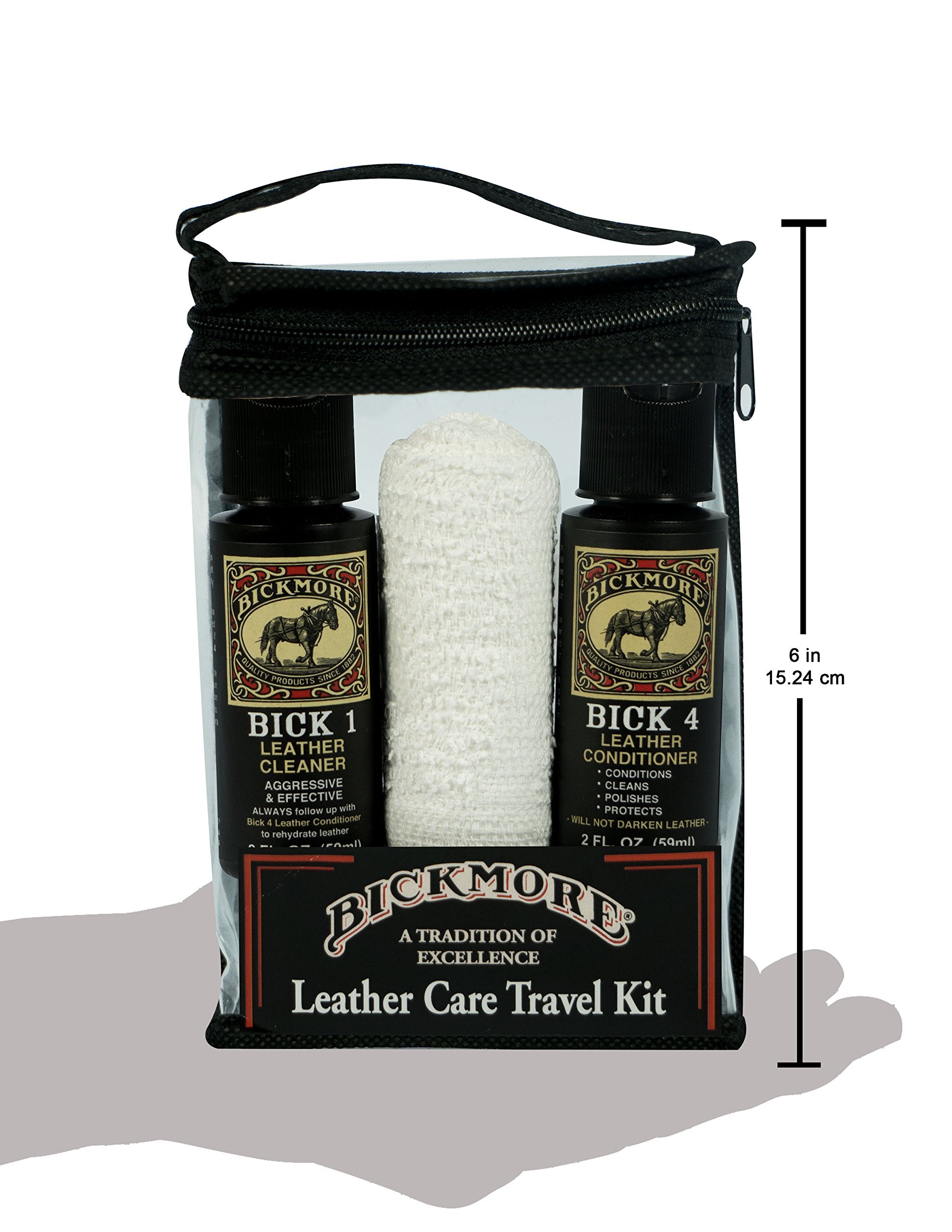 Bickmore Leather Shoe & Boot Travel Care Kit- Repairs, Polishes And Shines Leather Goods On The Run