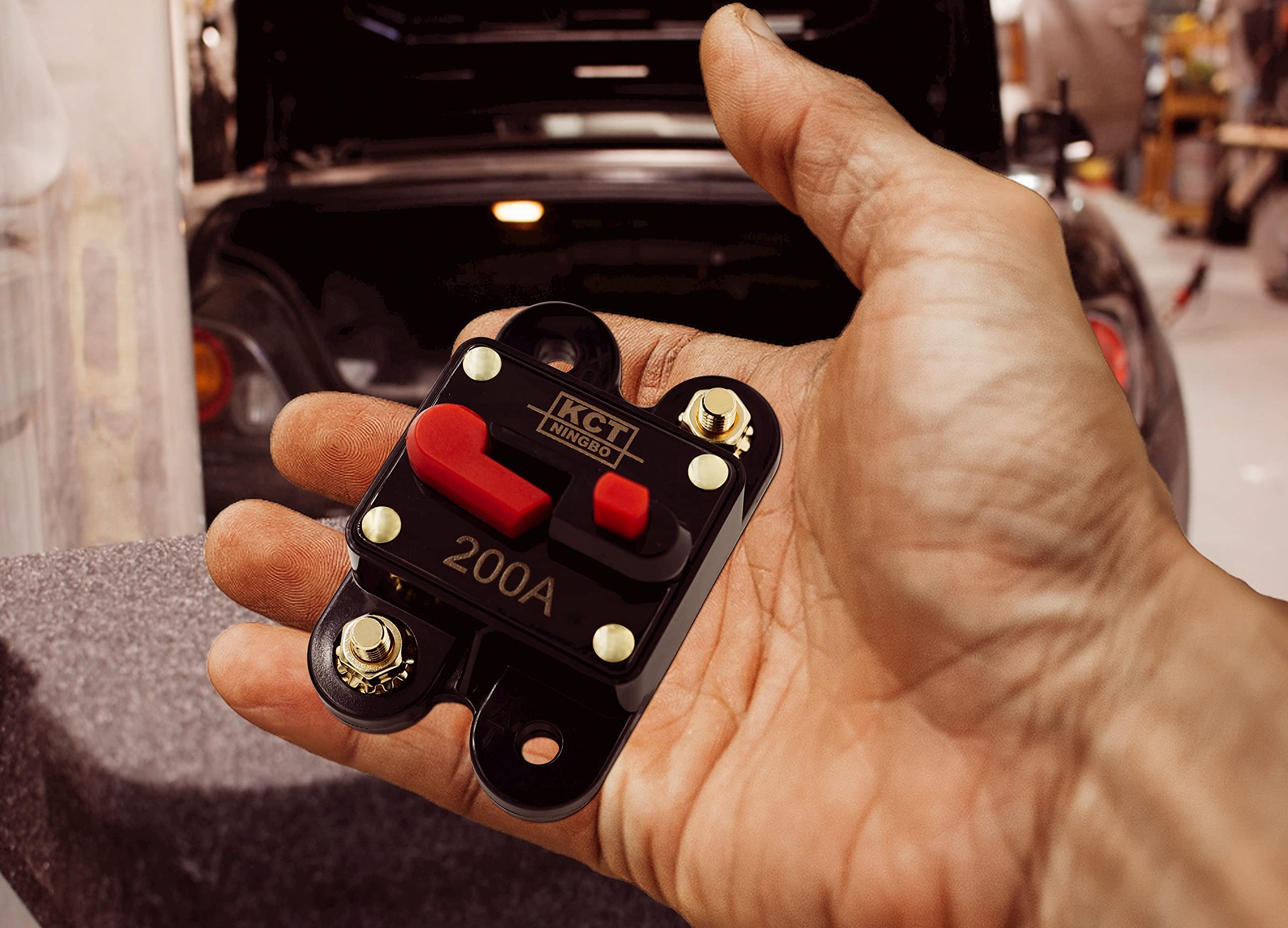 Car Audio Circuit Breaker Reset Fuse 200A For System Protection 12V/24V