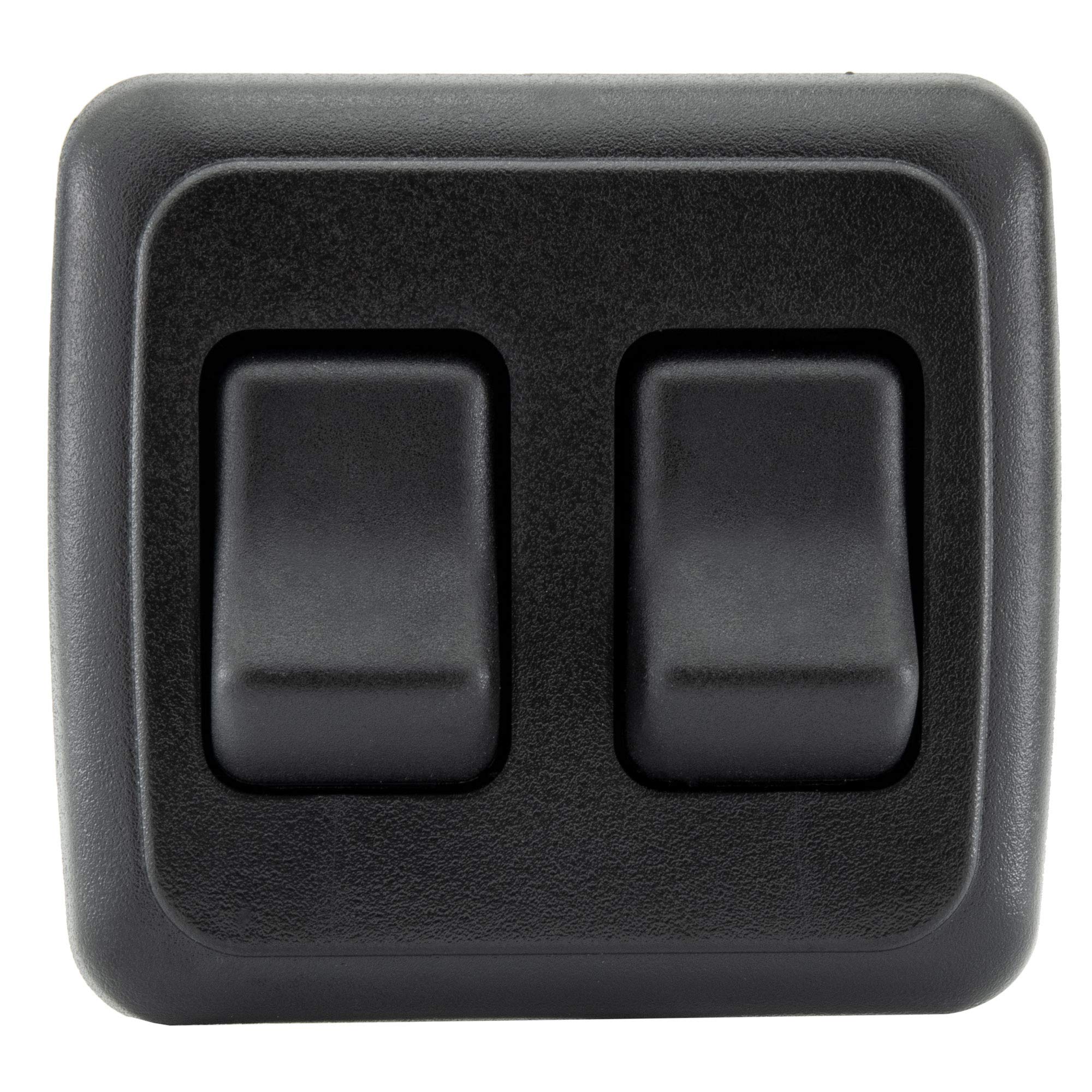 American Technology Components Double Spst On-Off Switch With Bezel, 12-Volt, For Rv, Trailer, Camper (Black)