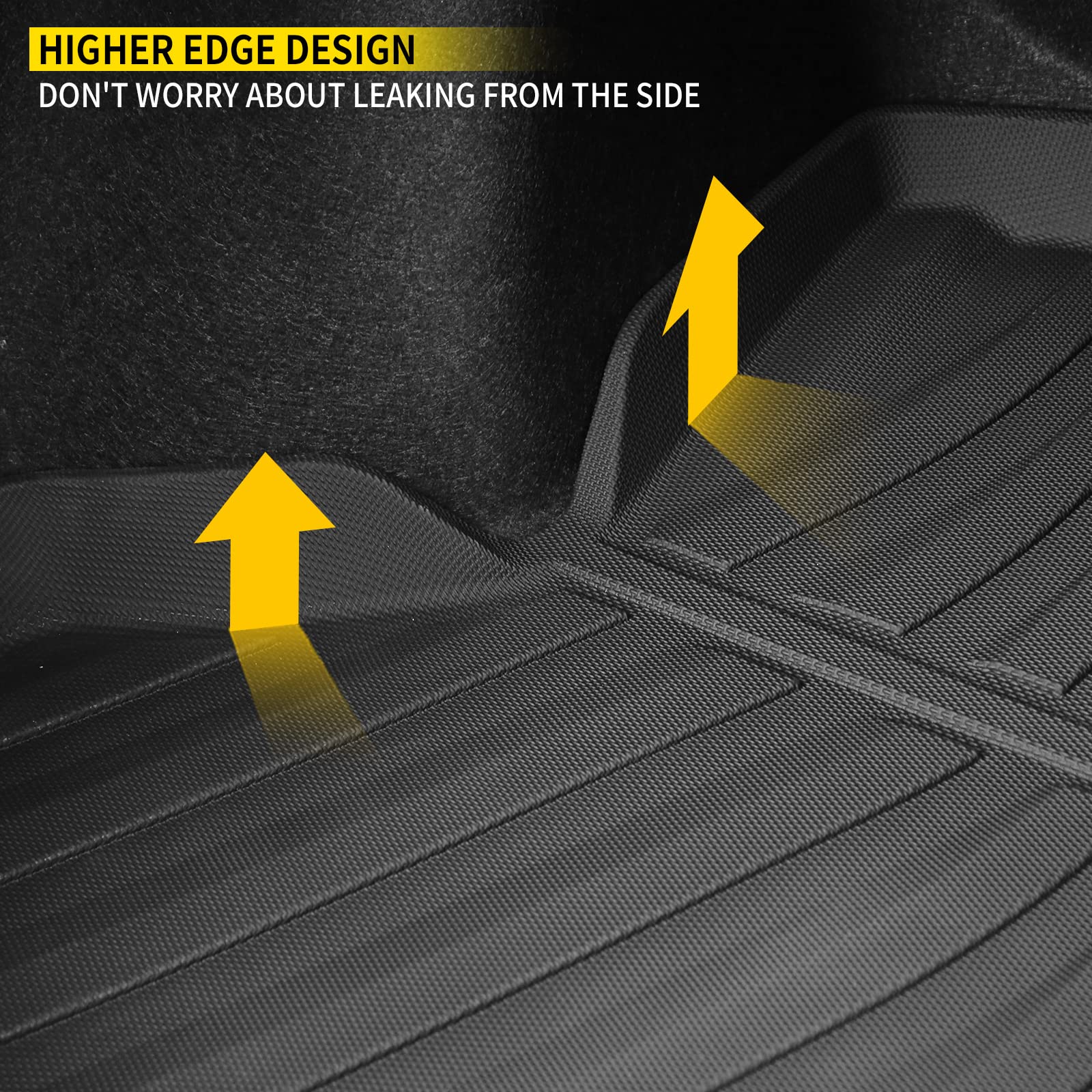 Maxzina Floor Mats Compatible with 2022-2025 Honda Civic Sedan (Not for Hatchback) Floor Mats Trunk Mat Cargo Mat Cargo Liner Al